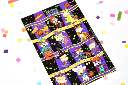 Rugrats Cartoon Halloween Stickers, Vintage Halloween Stickers