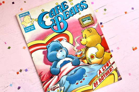 UK Care Bear Comic Book, 80s Vintage Care Bear Magazine, Fall 1986 Marvel Care Bear Comic