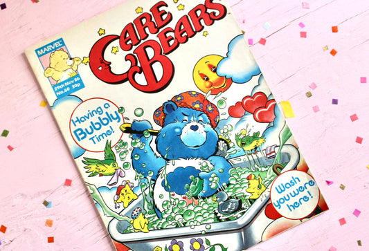 UK Care Bear Comic Book, 80s Vintage Care Bear Magazine, Marvel Grumpy Care Bear Comic