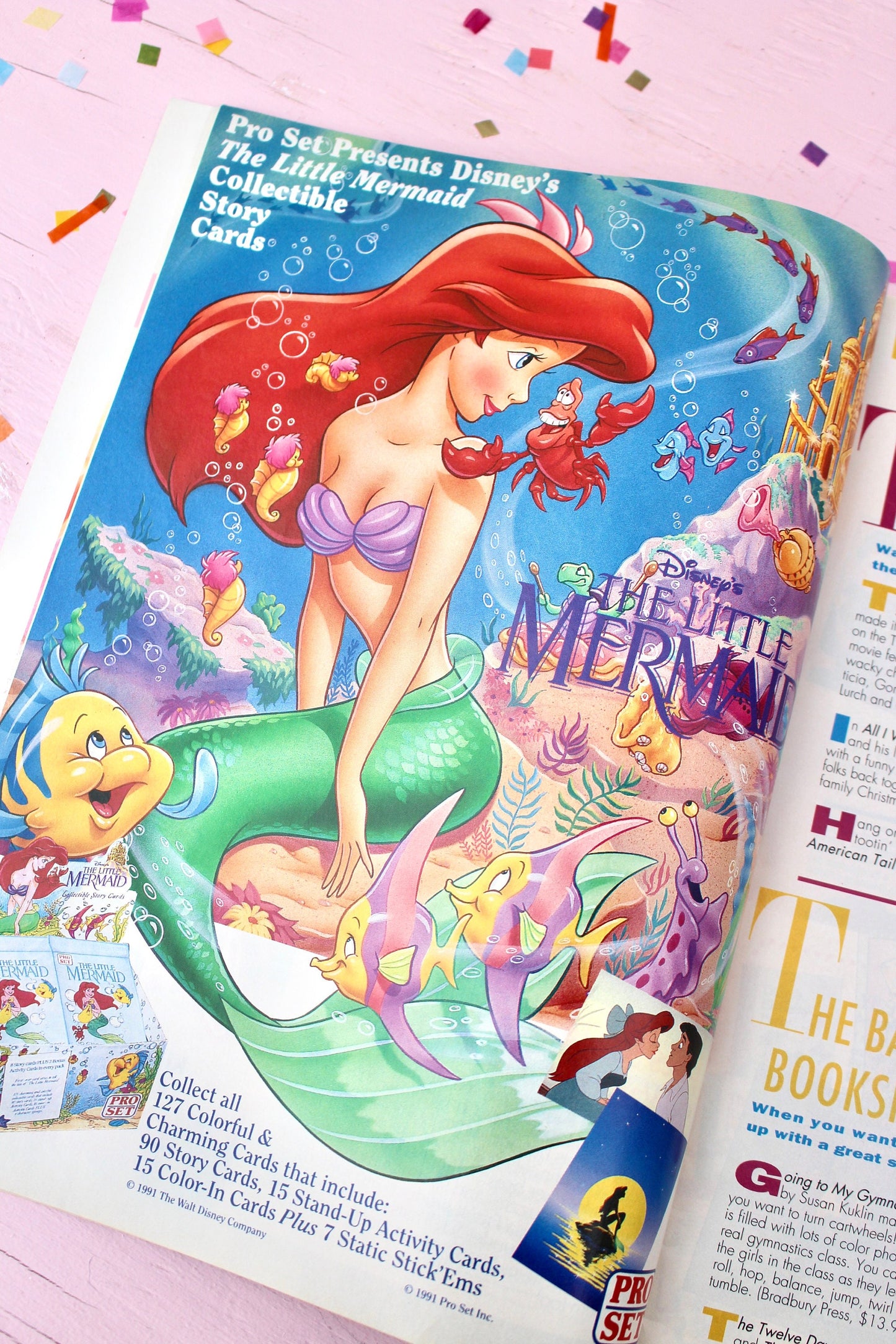 Happy Holidays Barbie Magazine for Kids Winter 1992, Vintage 90s Holiday Barbie Comic, Lisa Frank Little Mermaid Minnie Mouse Toy Ads