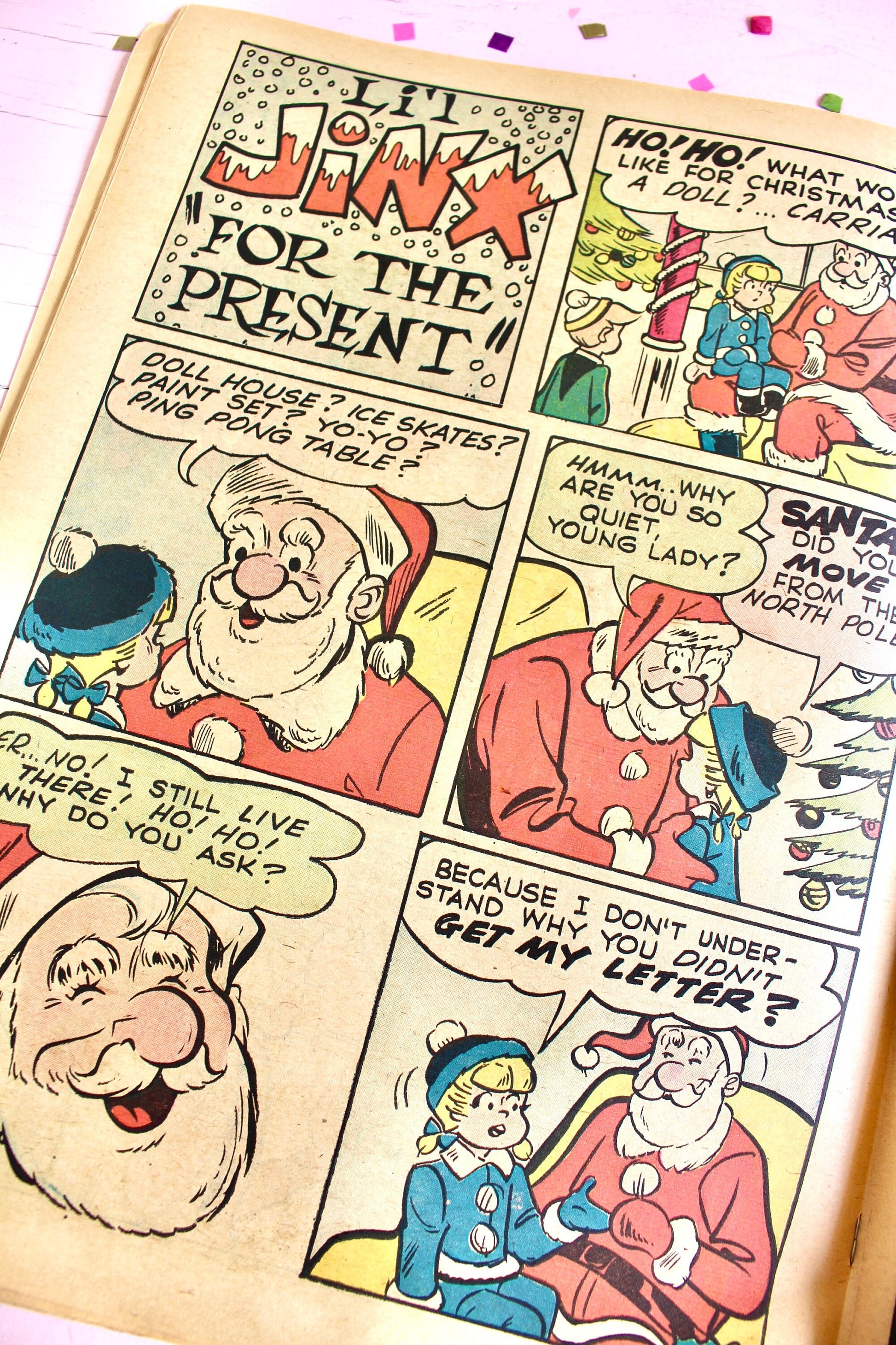 Christmas and Archie Special Edition Comic Book, Jumbo Sized Archie Holiday Comic, 1975 Vintage Archie Christmas Book