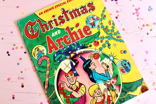 Christmas and Archie Special Edition Comic Book, Jumbo Sized Archie Holiday Comic, 1975 Vintage Archie Christmas Book