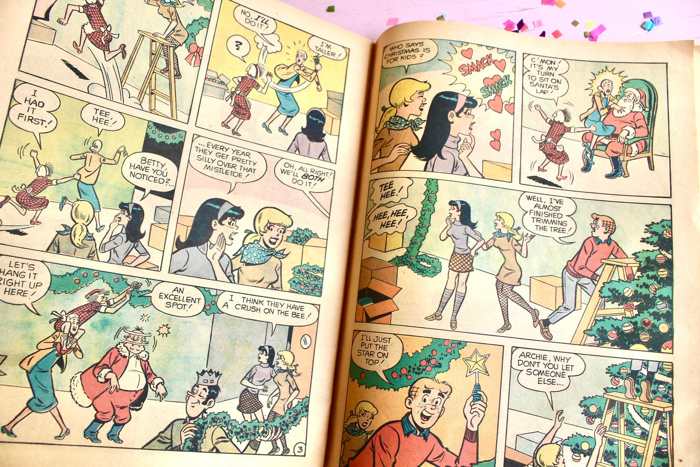 Christmas and Archie Special Edition Comic Book, Jumbo Sized Archie Holiday Comic, 1975 Vintage Archie Christmas Book