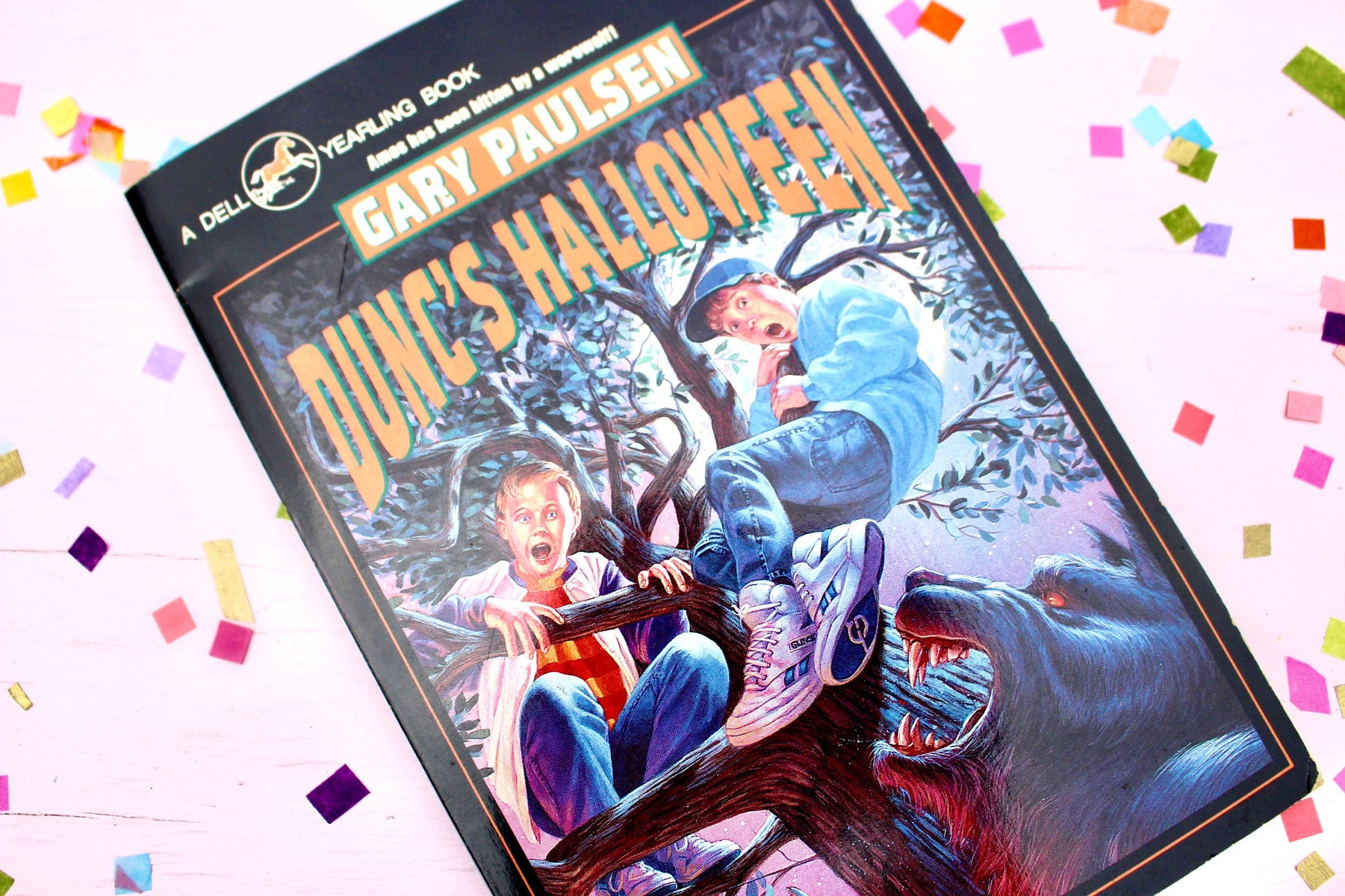 Duncs Halloween Book by Gary Paulsen, Vintage 90s Culpepper Adventures Halloween Kids Novel