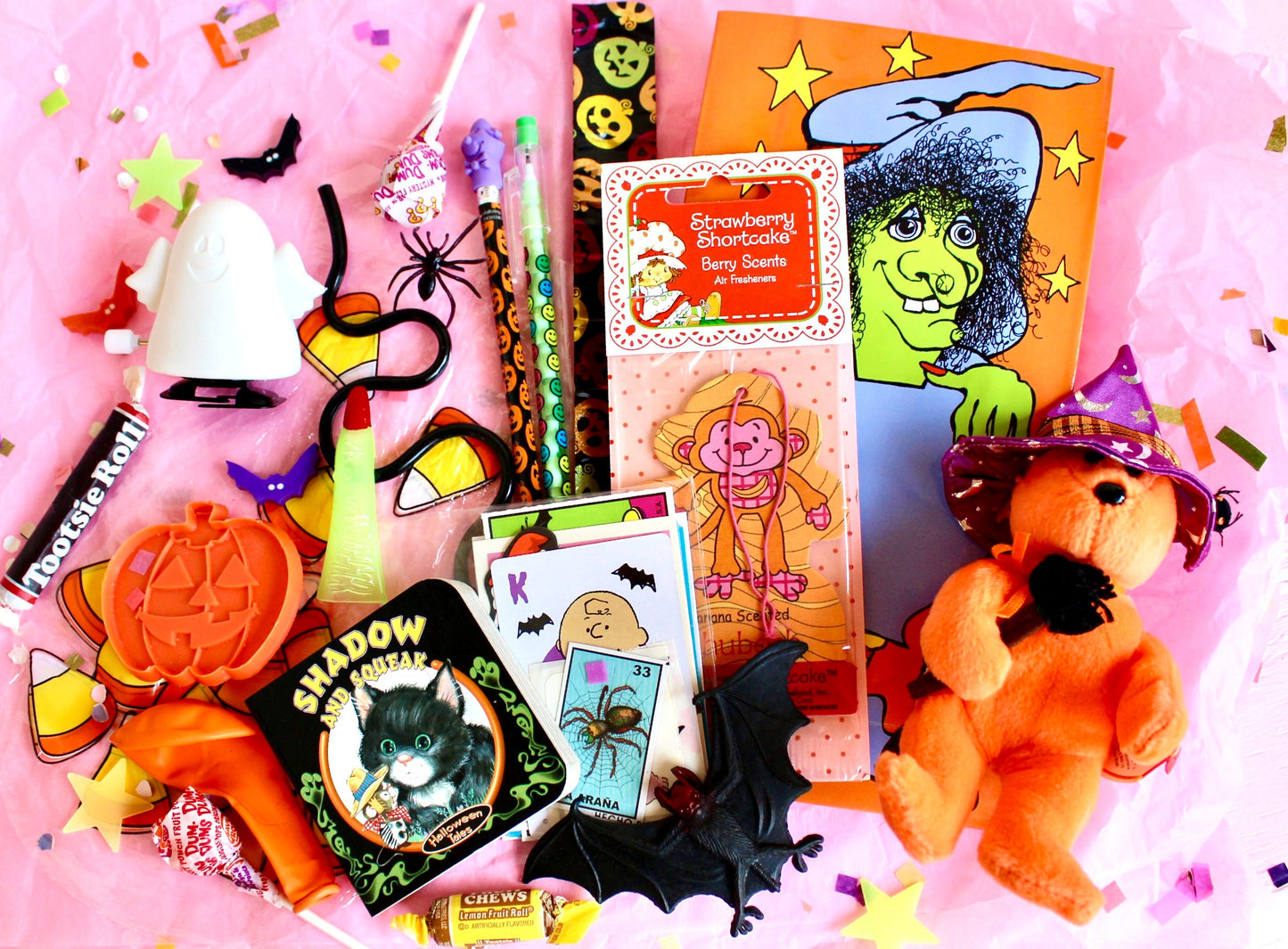 Vintage Goosebumps Halloween Goodie Bag, 90s Beanie Baby Mystery Gift Bag, 80s Kid Nostalgia Halloween Gift, Retro Kids Trick or Treat Gift