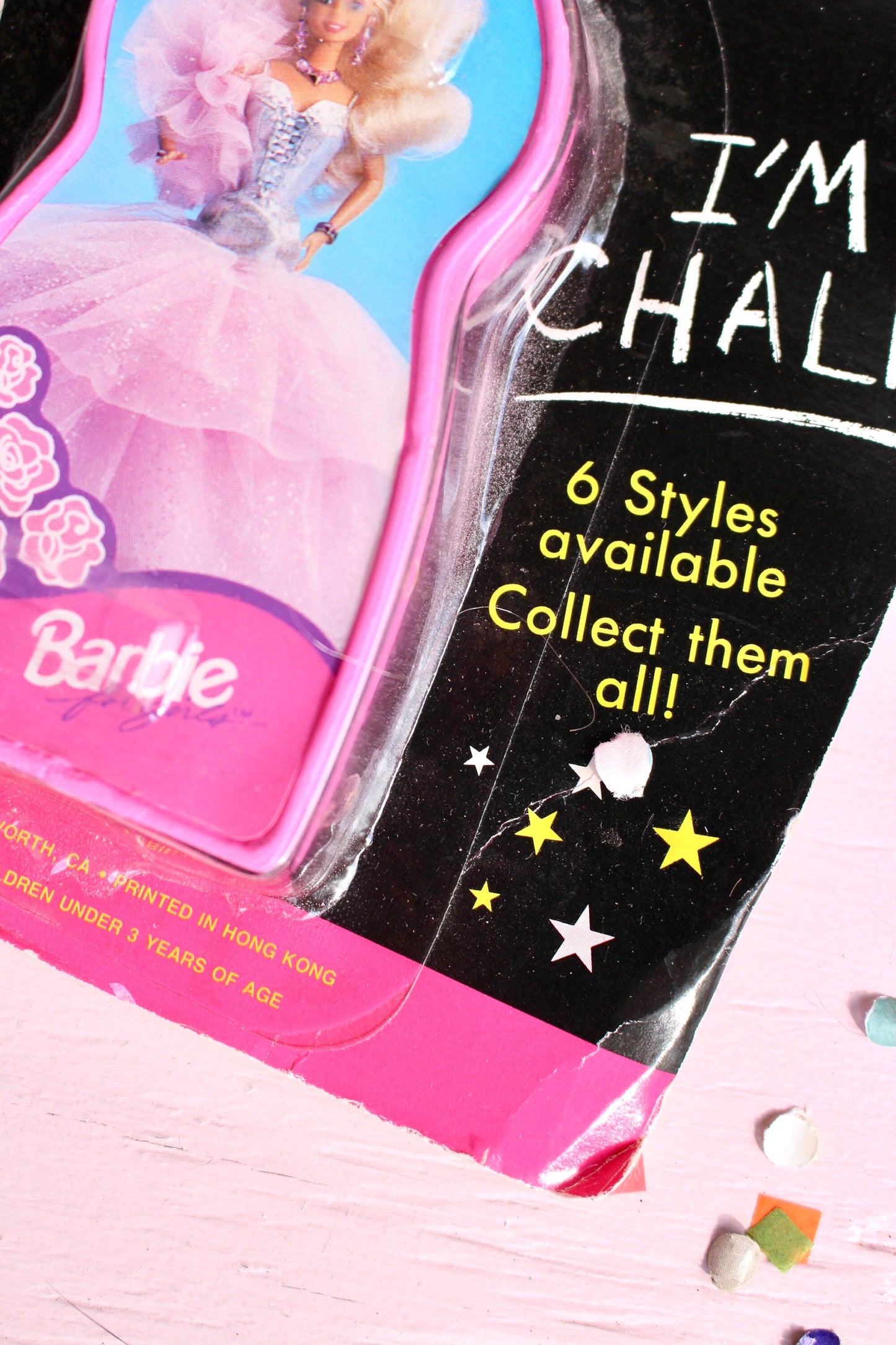 Vintage 1990s Barbie Chalk, Choose Your Own, Ballerina Barbie, Lights N Lace Barbie, Sparkle Eyes Barbie, All American Barbie, Barbie Merch