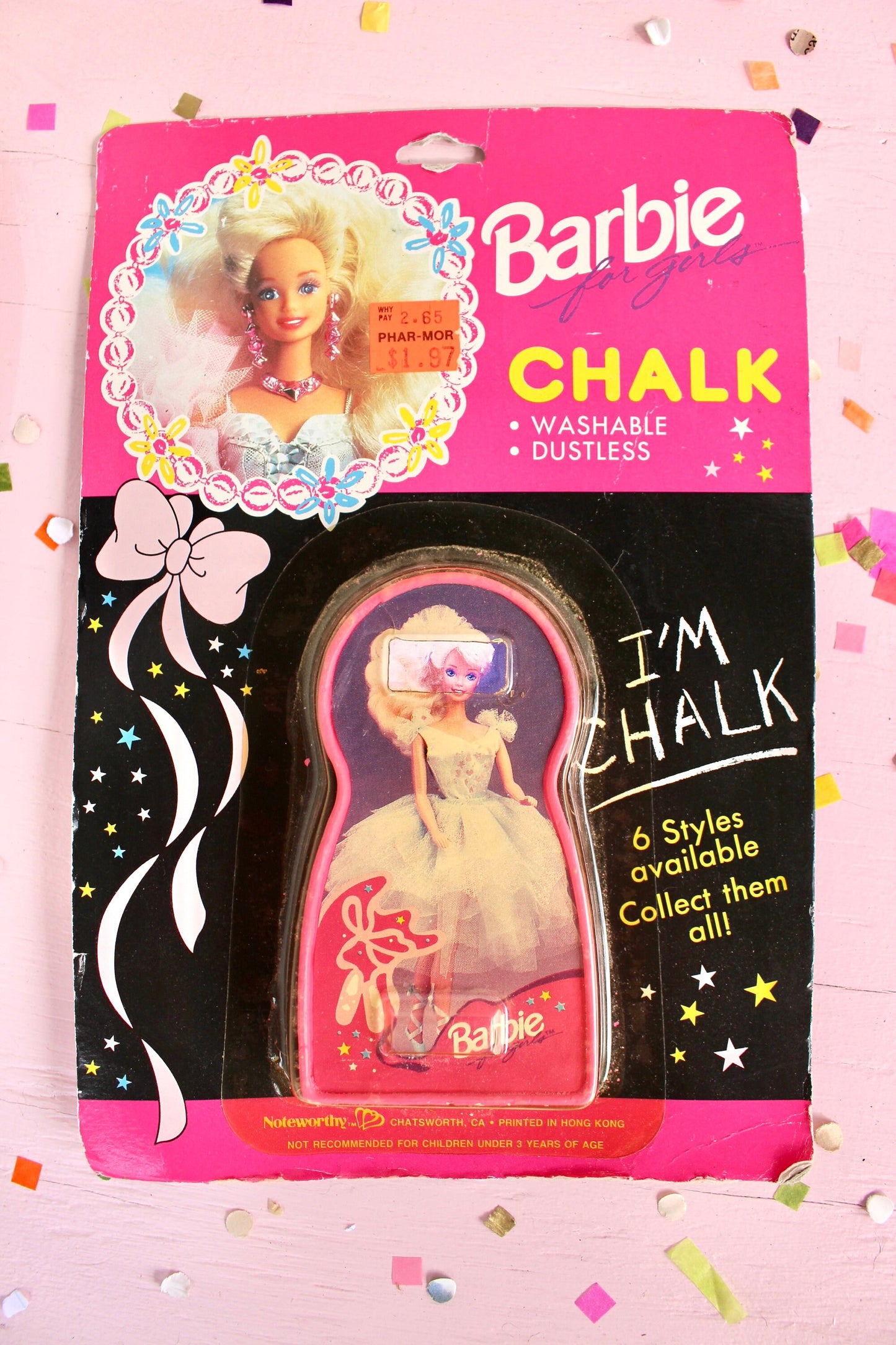 Vintage 1990s Barbie Chalk, Choose Your Own, Ballerina Barbie, Lights N Lace Barbie, Sparkle Eyes Barbie, All American Barbie, Barbie Merch