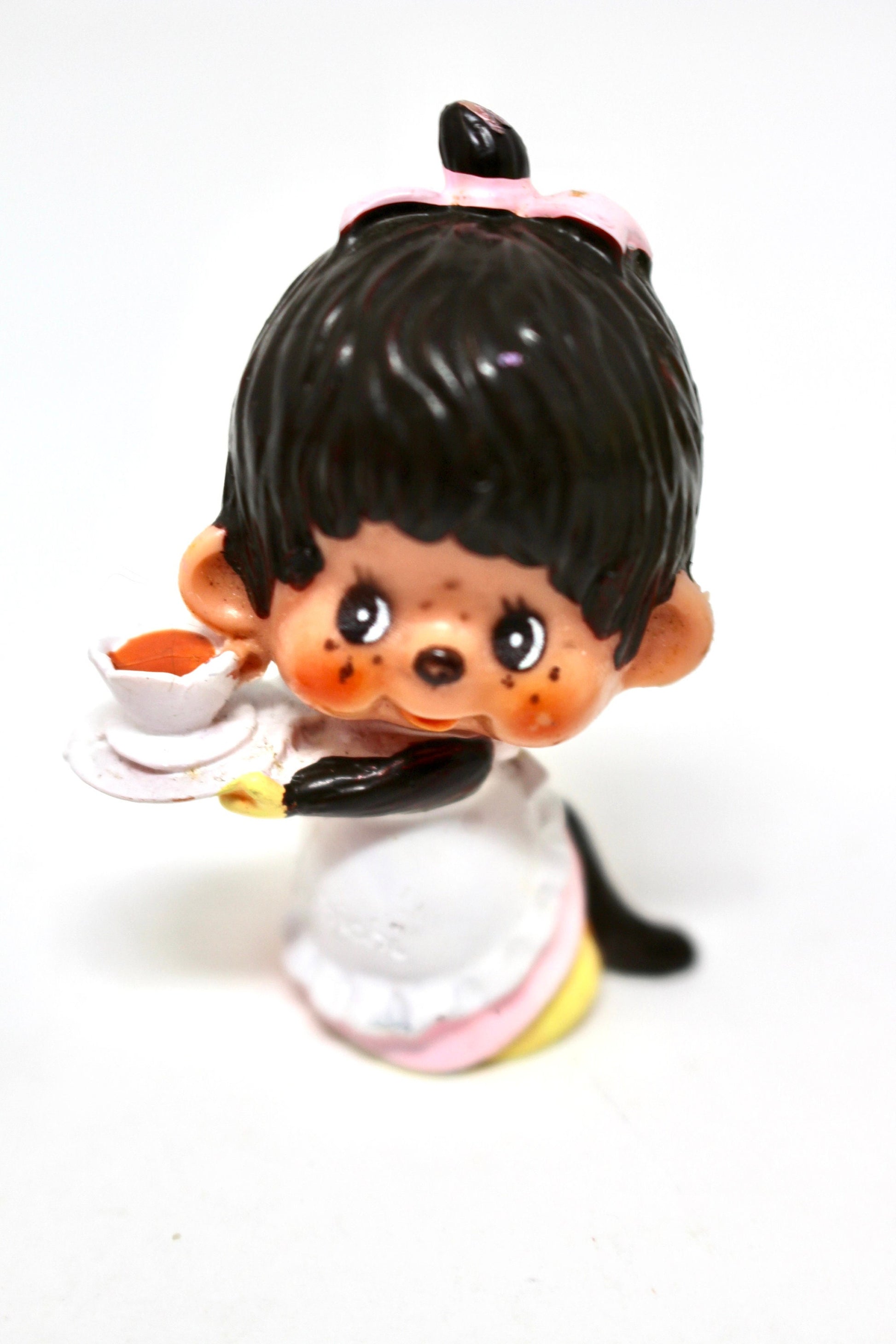 Vintage Monchichi Figures, Choose Your Own, Mini Monchhichi Plastic Miniature Figurines, Vintage 1980s PVC Toys, Vintage Mattel Monkey Toy