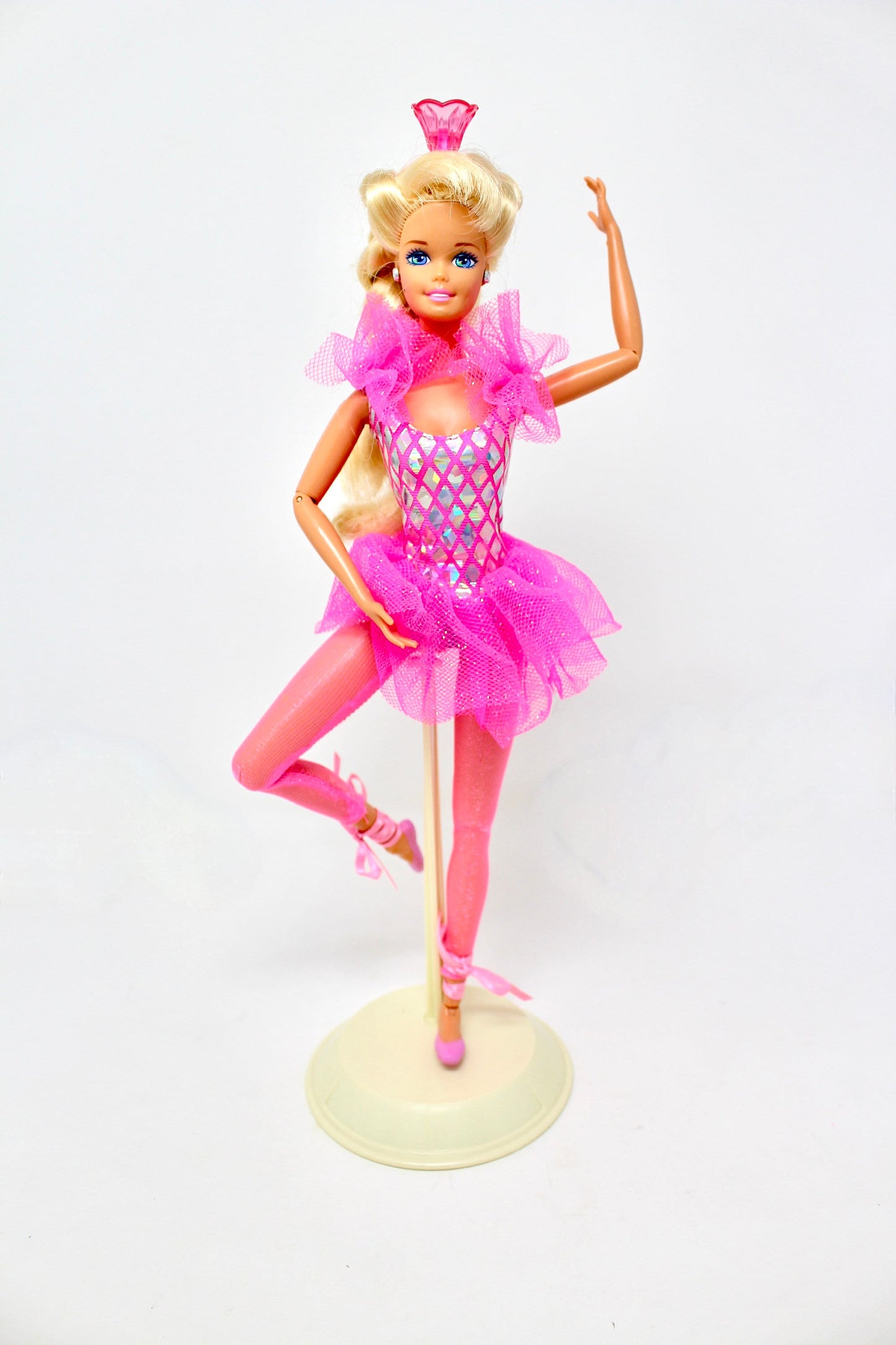 1995 Twirling Ballerina Barbie, Vintage 90s Pink Ballet Moveable Posable Barbie Doll, Ballet Dancer Doll Barbie Outfit, Ballerina Fashion