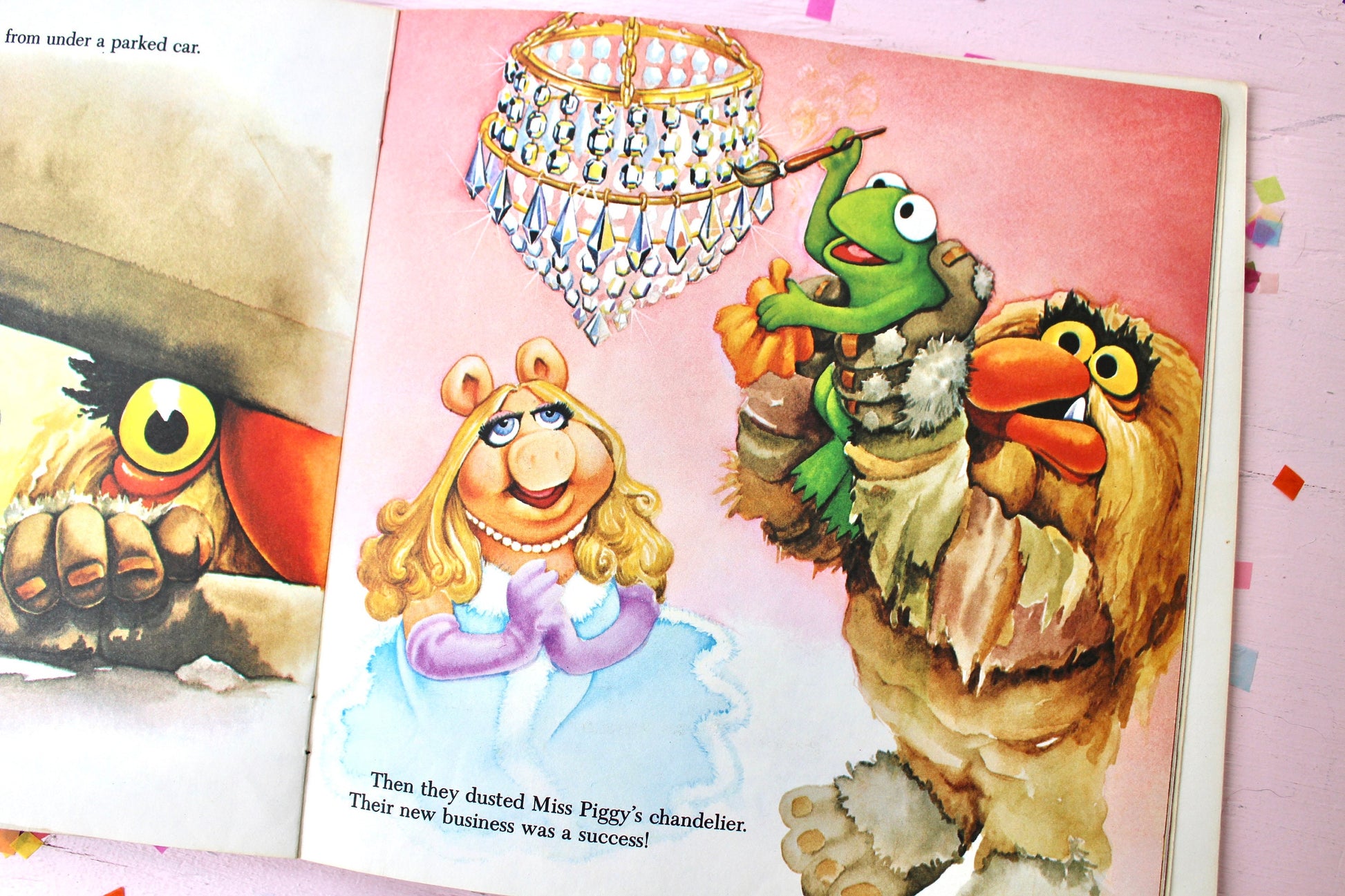 Muppet Books, Two for the Show, Case of Missing Hat, Jim Henson Books, Vintage 1980s Muppet Cartoon Softcover Books, Muppets Birthday Gift