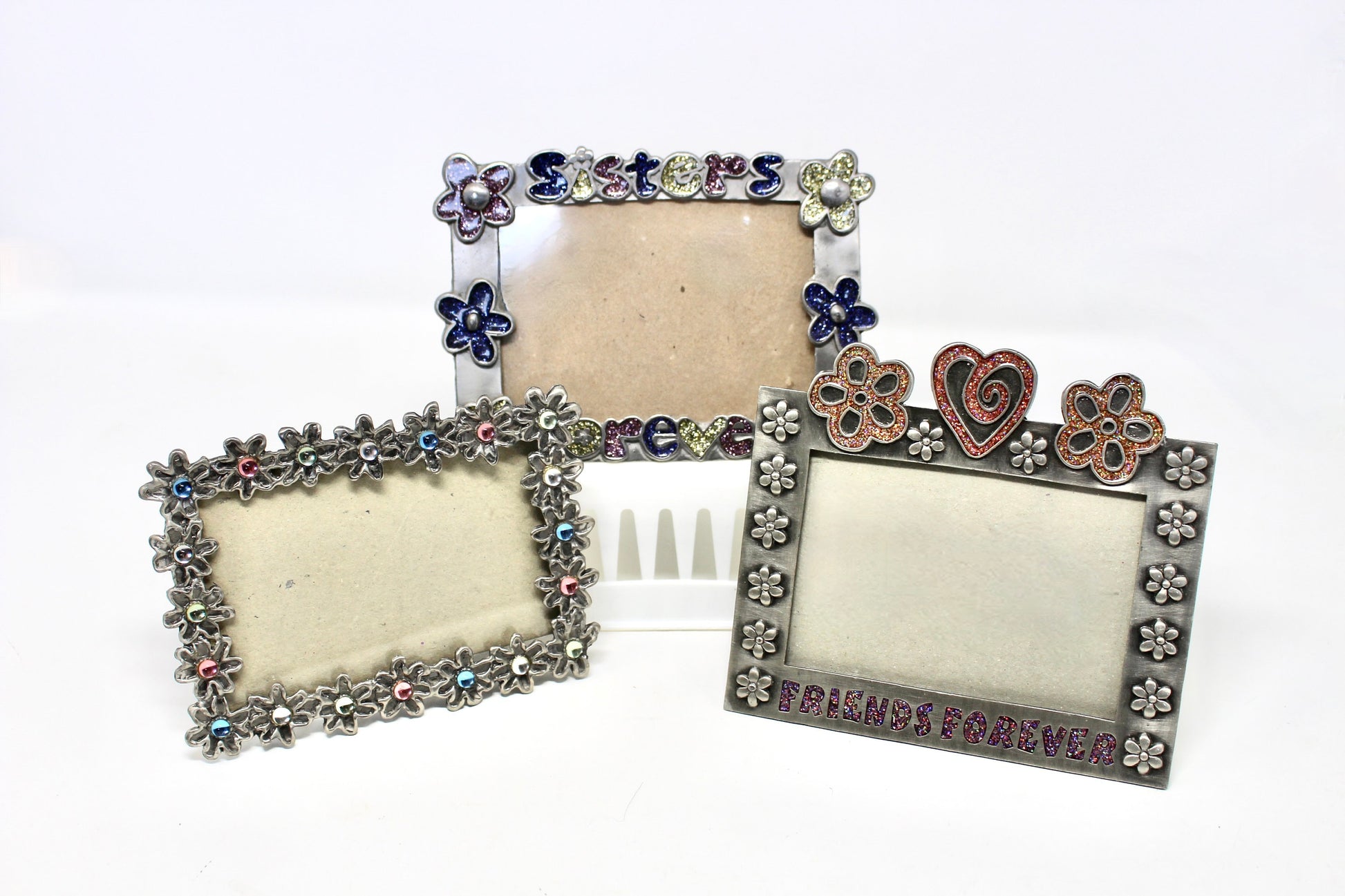 Vintage 1990s Teen Picture Frames, Choose Your Own, Vintage Claires Photo Frame, Millenial Best Friend Sister Gift, Glitter Photo Frame