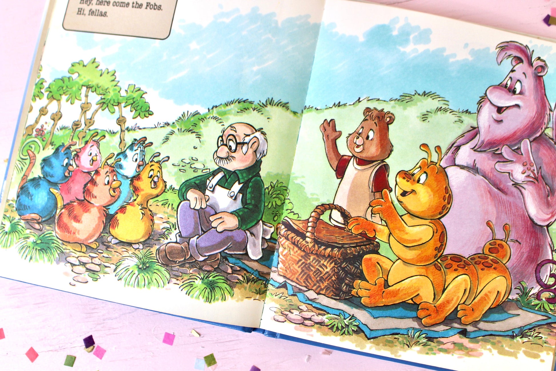 Teddy Ruxpin's Birthday Hardcover Book, 80s Kids Childrens Books, Vintage Birthday Book, Retro Kids Birthday Gift, Teddy Ruxpin Toy Book