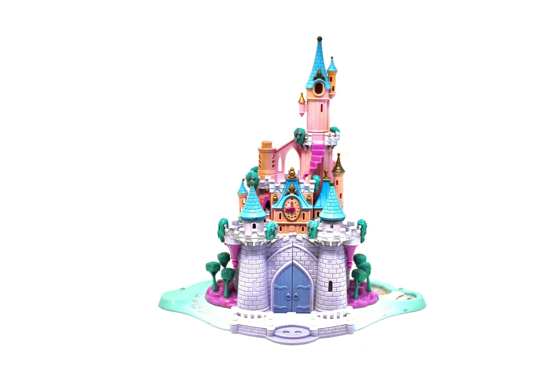 Cinderella Enchanted Castle Bluebird Polly Pocket Compact, 1990s Cinderella Miniature Polly Toys, Vintage Cinderella Collectible Toy