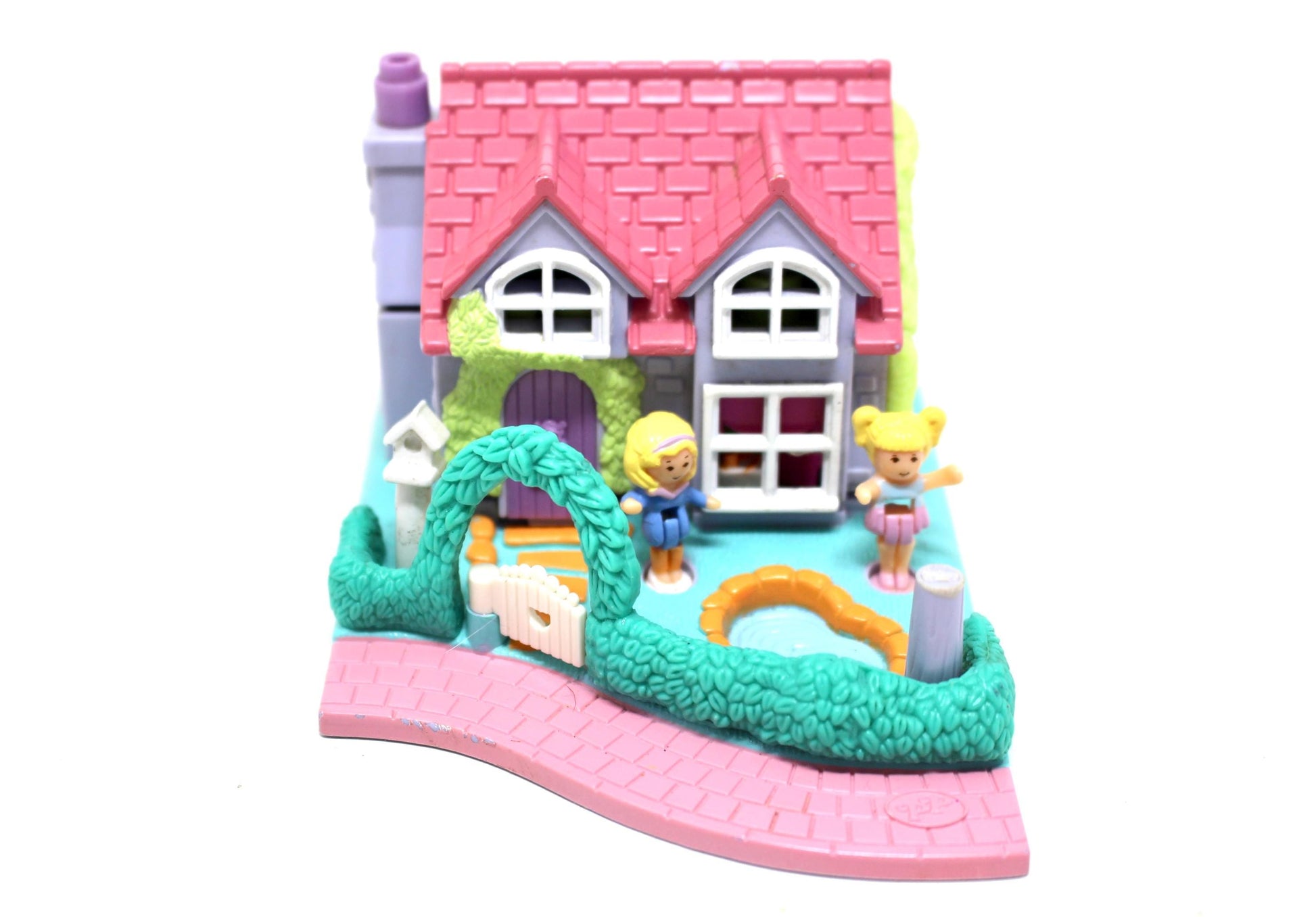 Pollyville Dance Ballet Studio Polly Pocket Compact Set, Vintage Miniature Polly Toys, 90s Bluebird Pollyville Dance Class Toy