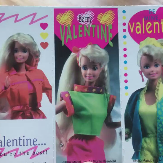 Vintage 90s Barbie Valentine Card Stickers from Mello Smello for  Crafts, Gifts, and Happy Mail