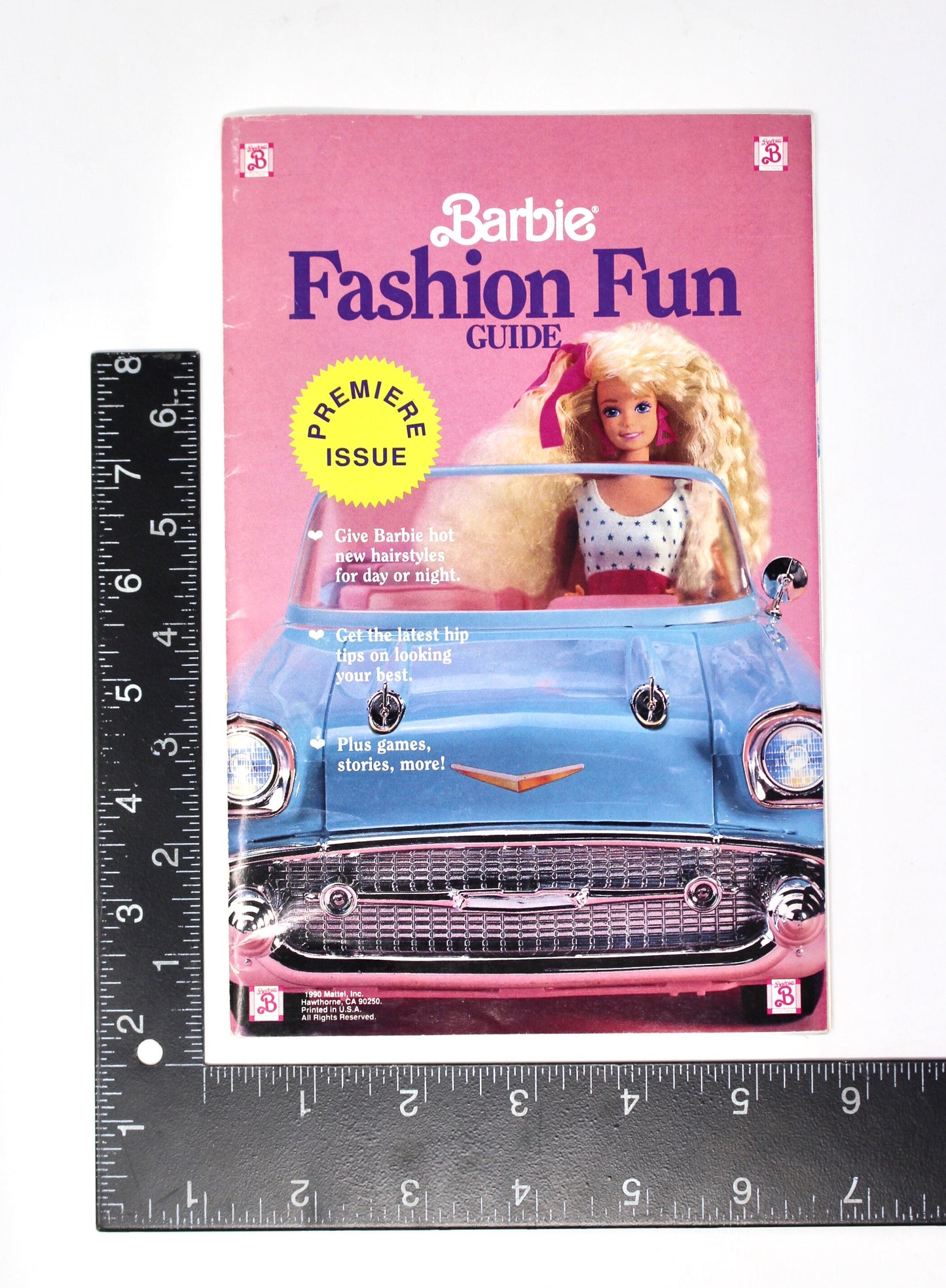 Barbie Fashion Fun Guide Booklet, Vintage 80s Barbie Fan Club Book, 80s Barbie Doll Collector Book