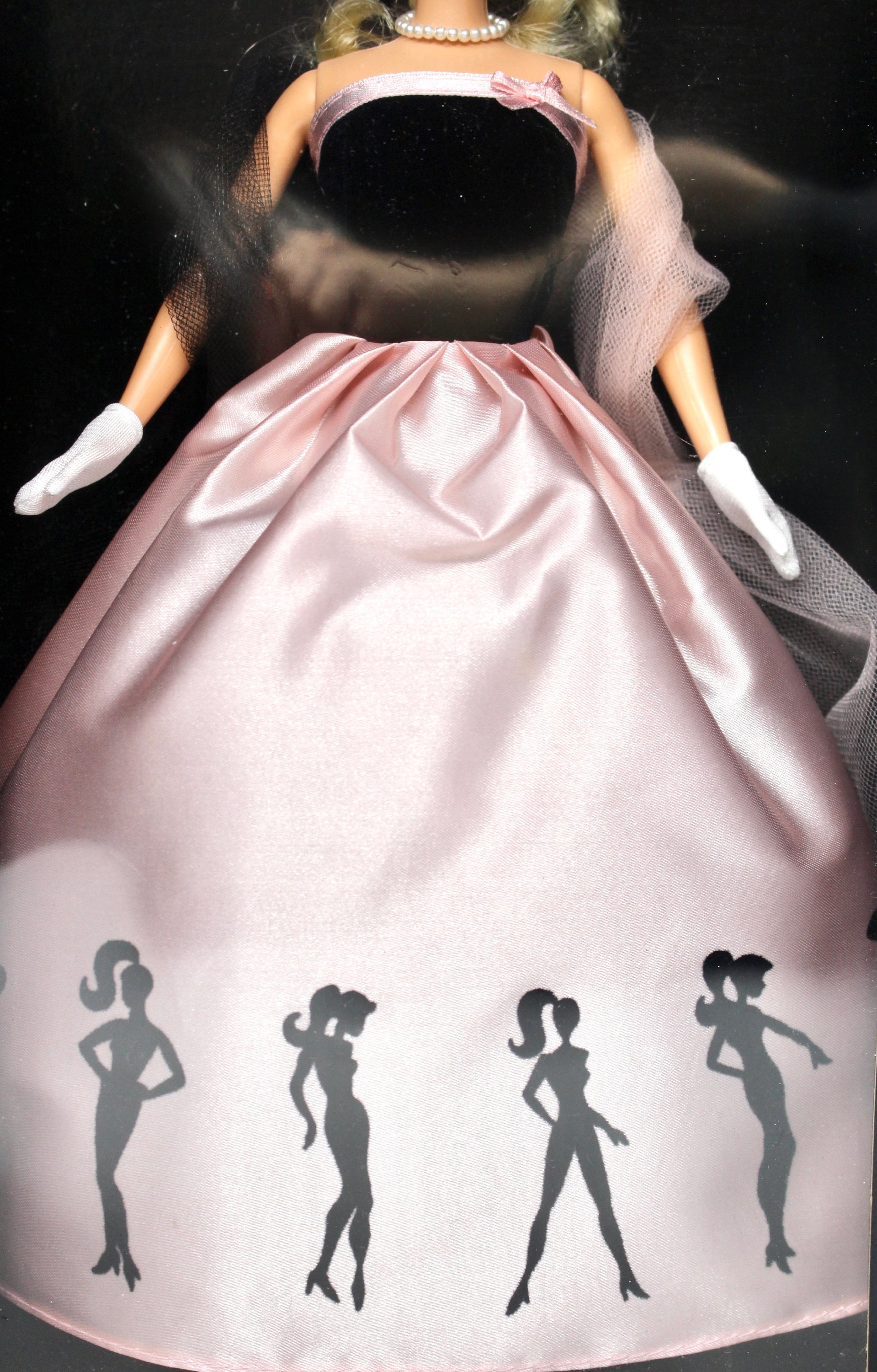 Vintage 2000 Timeless Silhouette Barbie with Pink and Black Gown