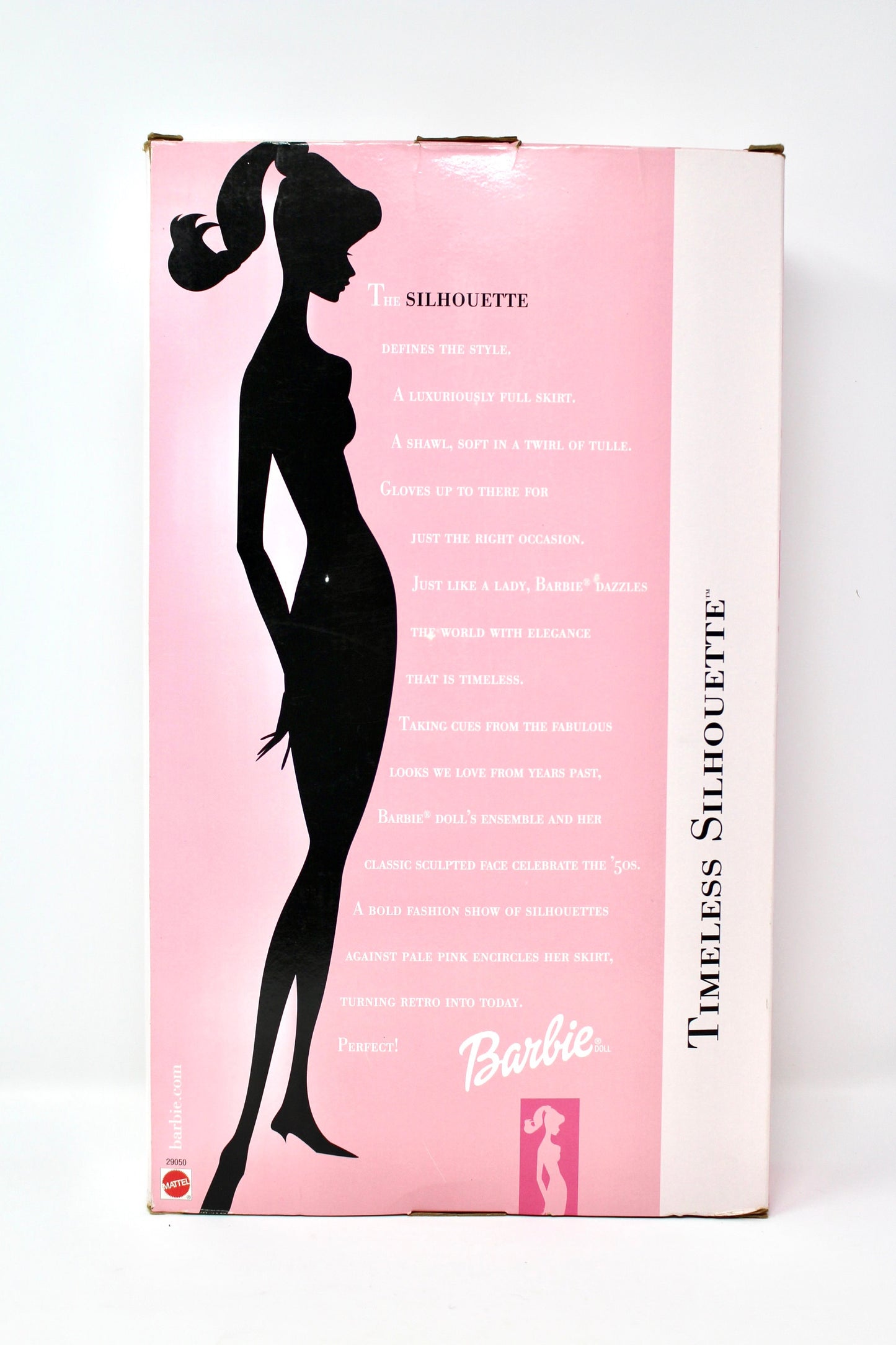 Vintage 2000 Timeless Silhouette Barbie with Pink and Black Gown