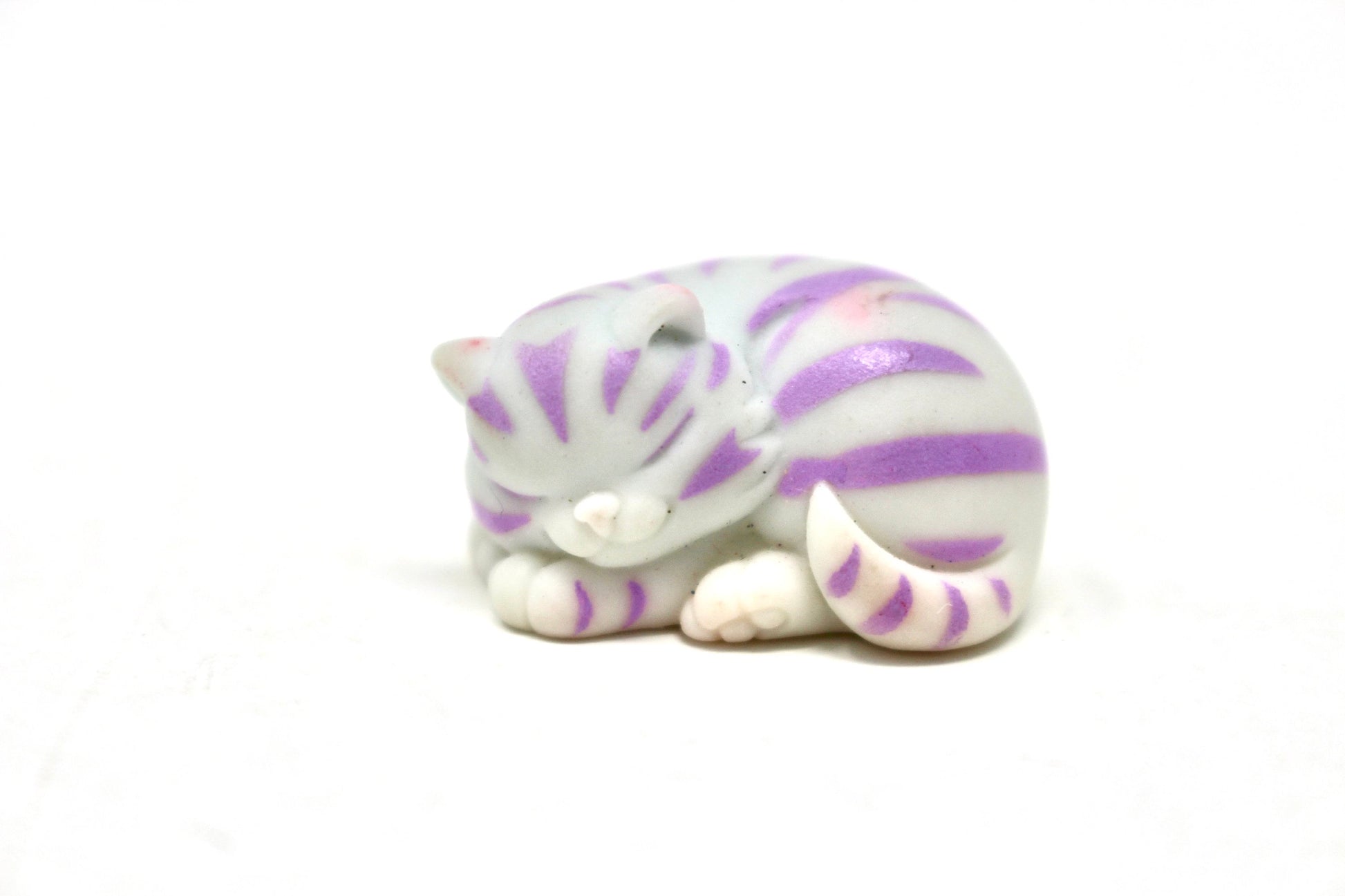 My Little Pony Lil Litters Happy Tabby Kitten and Comb, 80s Kids Hasbro MLP Purple Striped Kitten Accessory