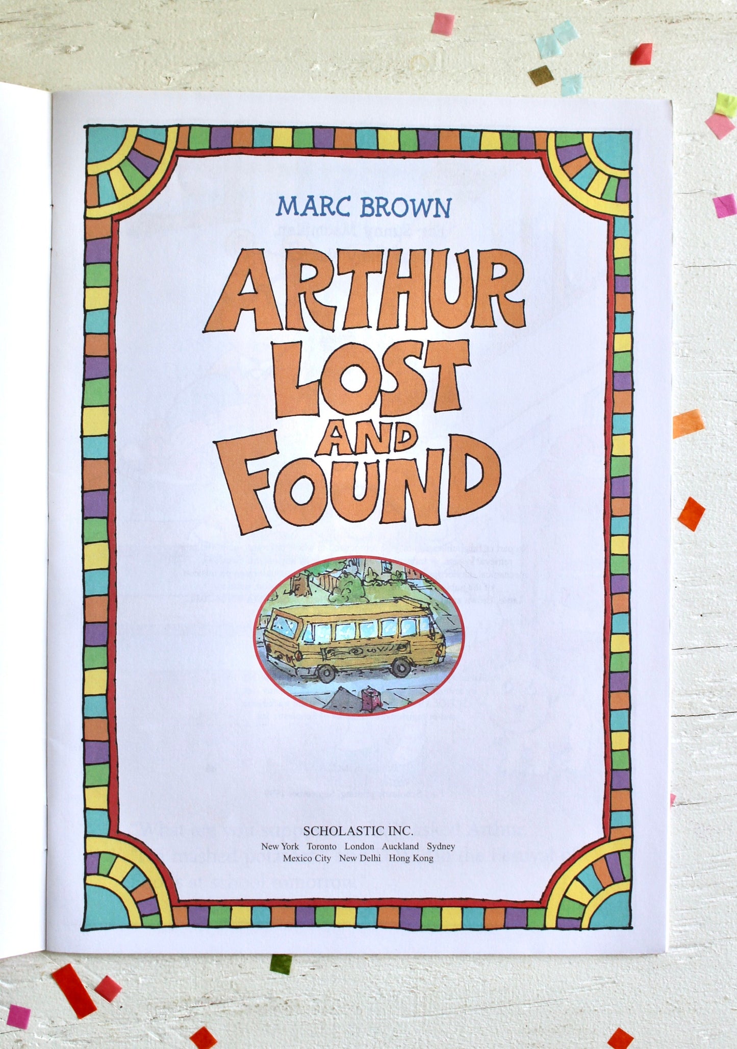 Arthurs Lost and Found Softcover Book by Marc Brown, Vintage 90s Arthur Kids Story Book