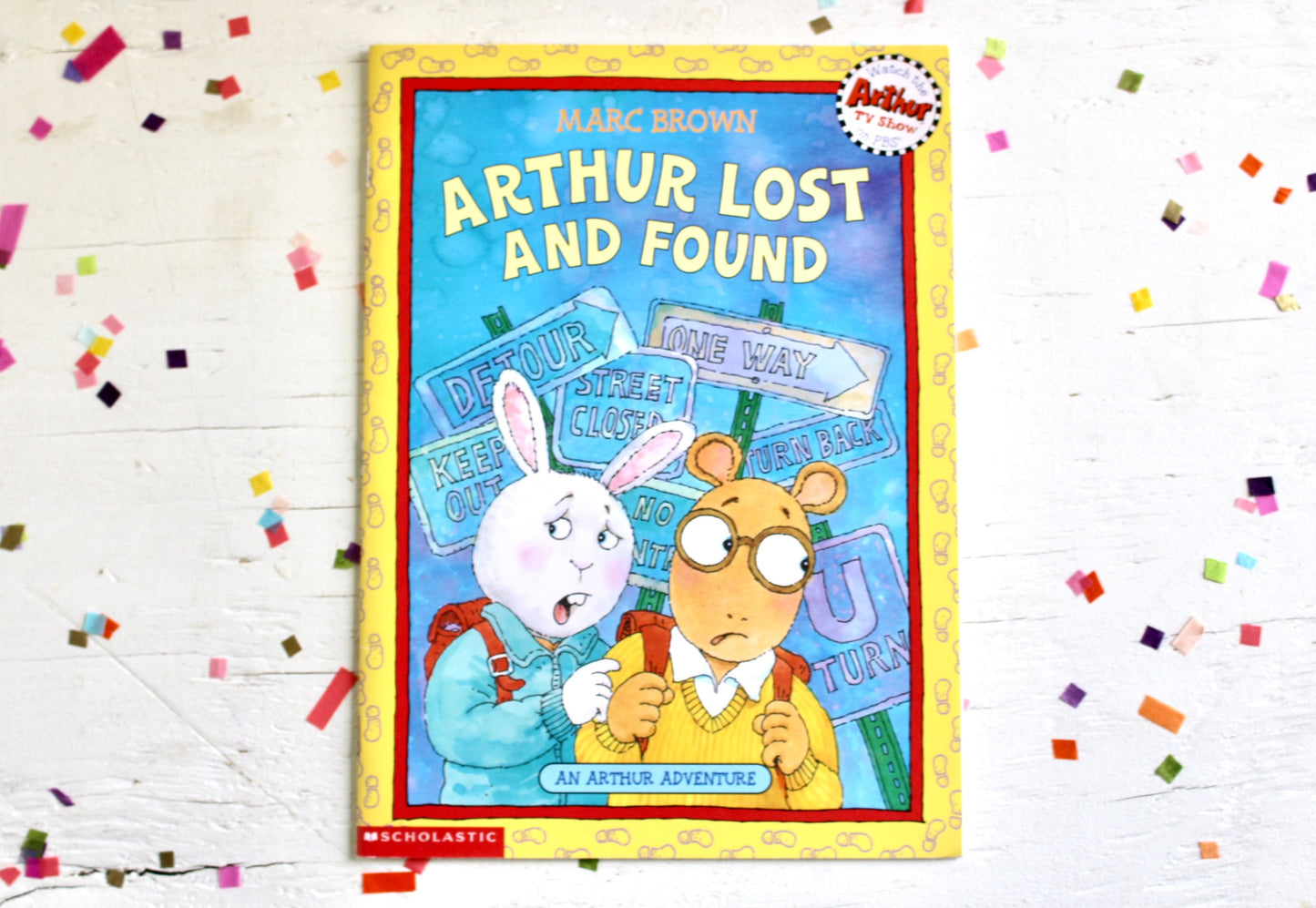 Arthurs Lost and Found Softcover Book by Marc Brown, Vintage 90s Arthur Kids Story Book