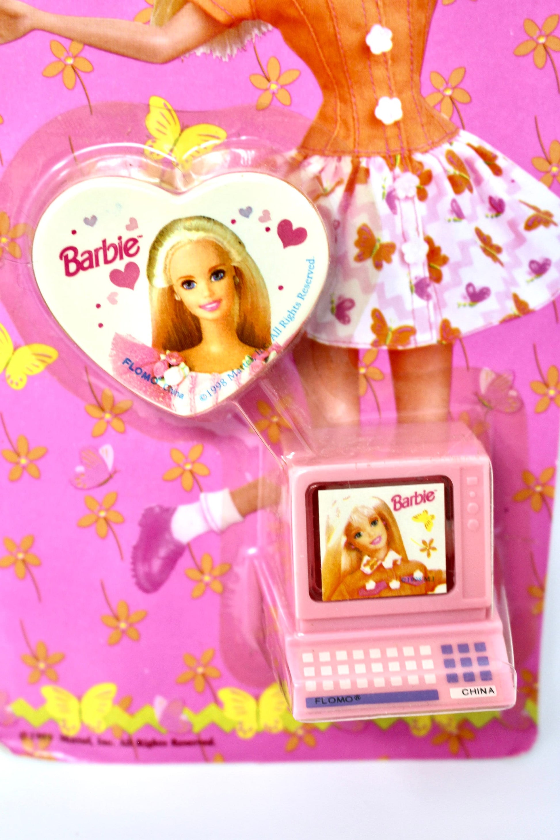 Barbie Magic Moves Jewelry Box, Vintage 90s Barbie Pencil Sharpeners, Choose Your Own, Barbie Stationary Dollhouse Accessories