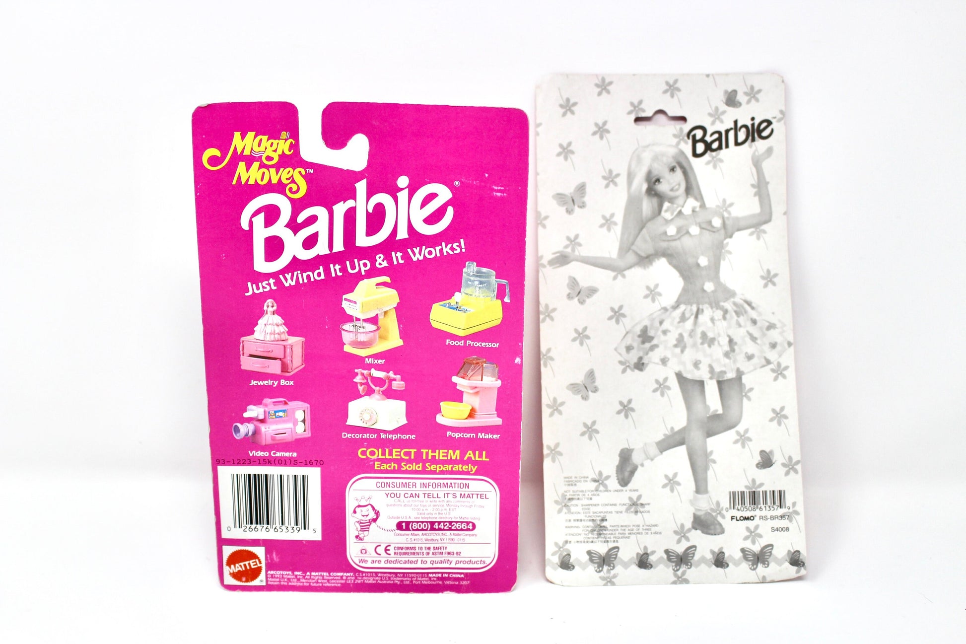 Barbie Magic Moves Jewelry Box, Vintage 90s Barbie Pencil Sharpeners, Choose Your Own, Barbie Stationary Dollhouse Accessories