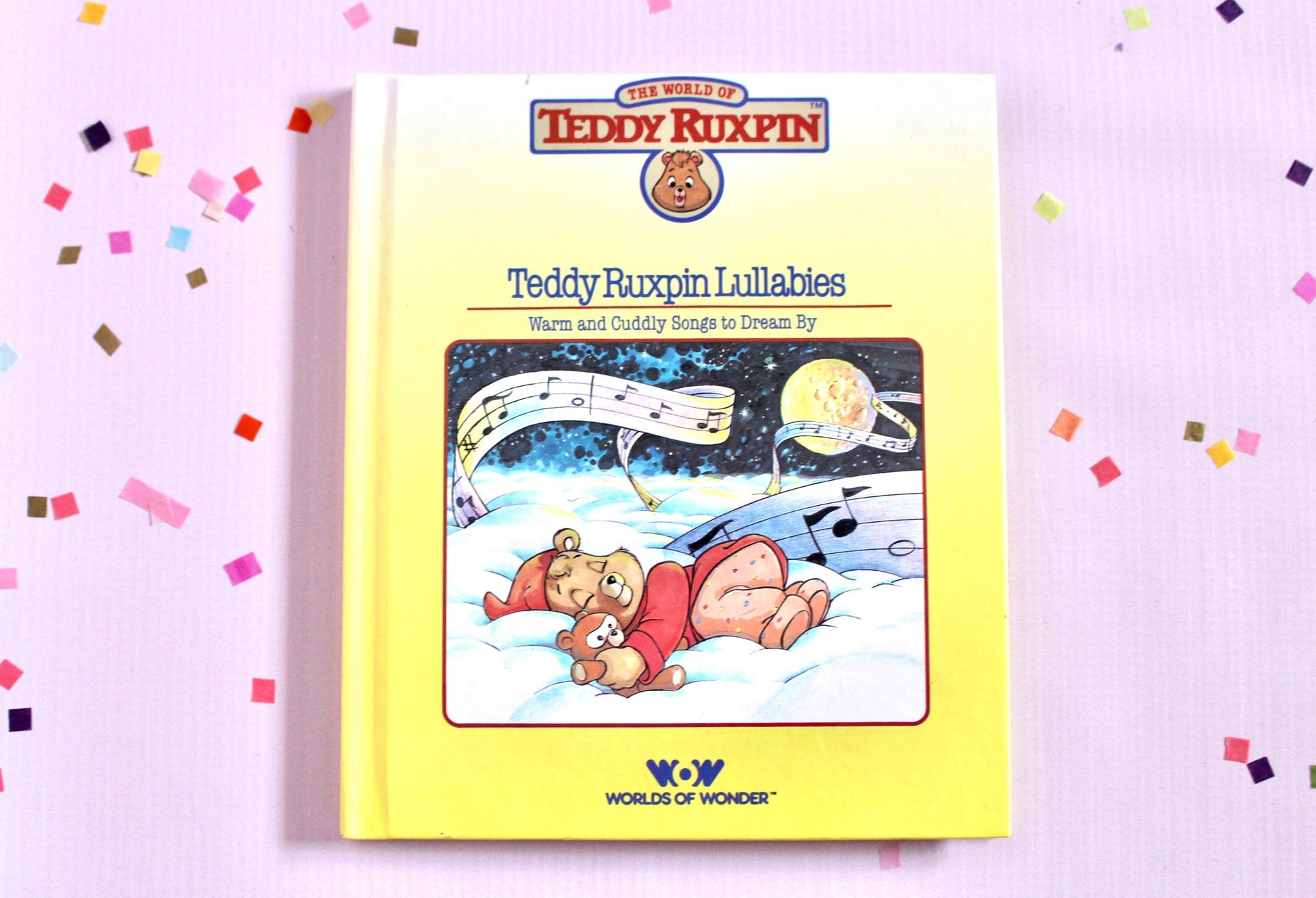 The World of Teddy Ruxpin Hardcover Kids Book, Teddy Ruxpin Lullabies, Vintage 80s Teddy Ruxpin Toys