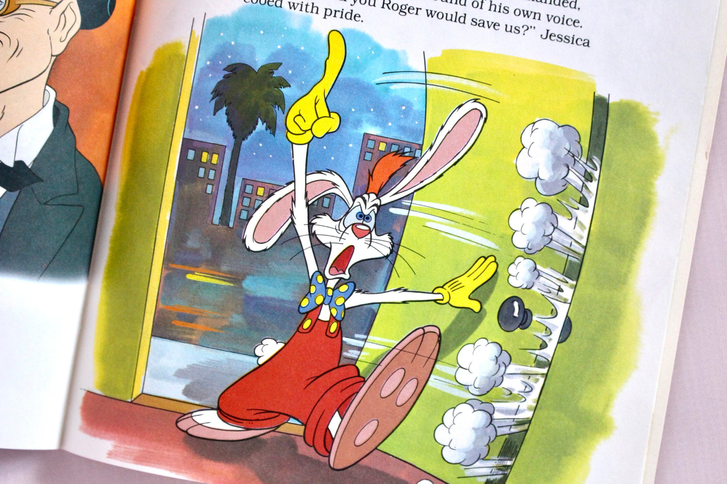 Roger Rabbit A Different Toon Kids Softcover Book, Vintage 80s Who Framed Roger Rabbit Toy Story