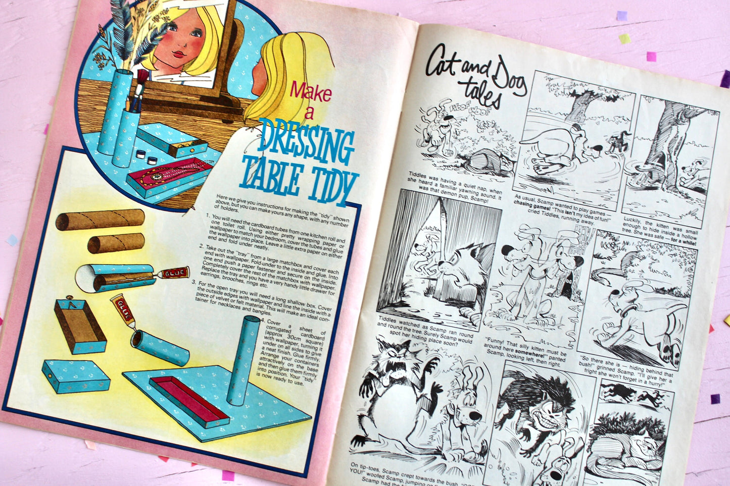 UK Tropical Barbie Barbie Magazine for Kids Issue 41, Vintage 80s European Barbie Friends Club Comic Book