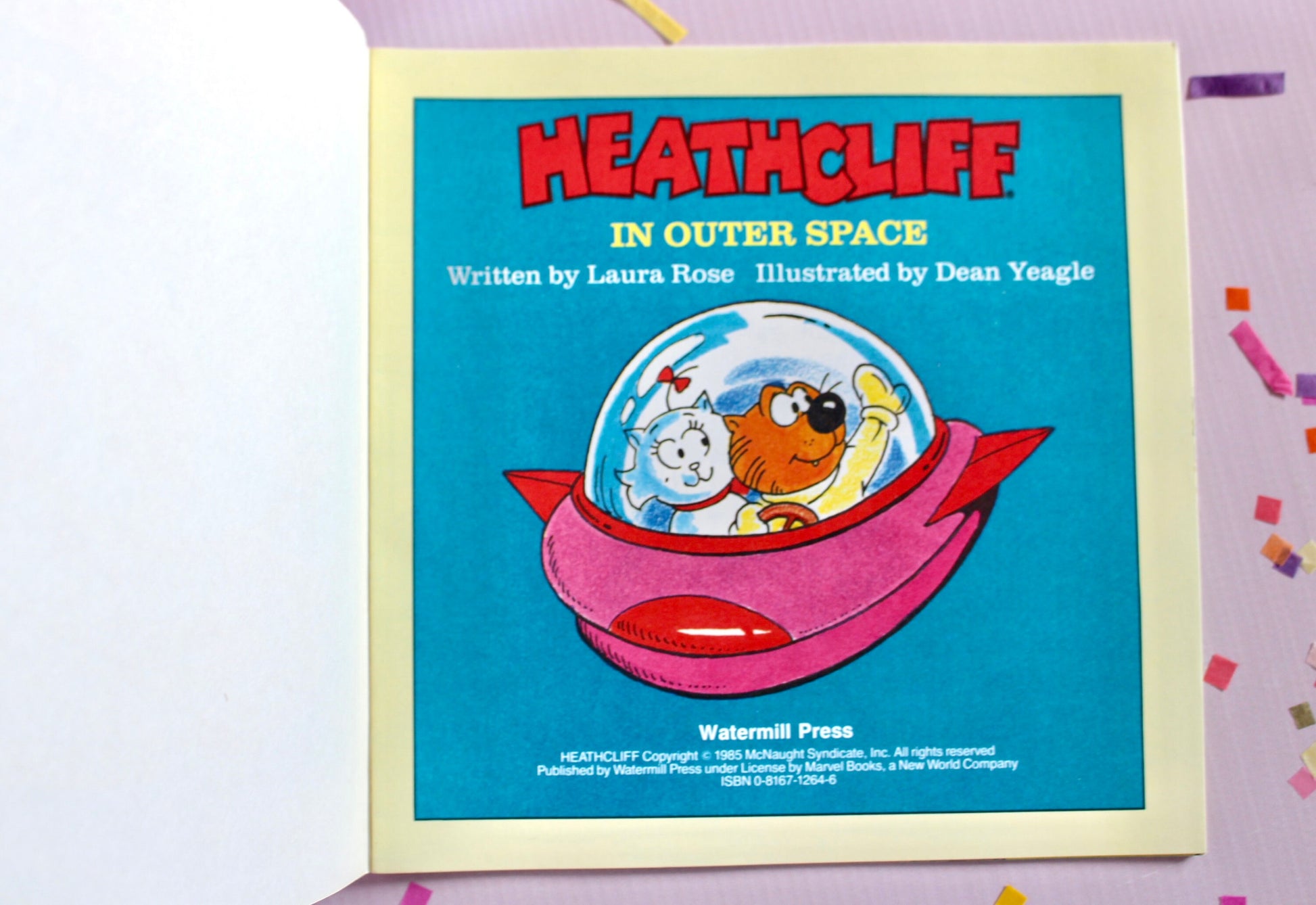 Heathcliff Kids Softcover Books, Choose Your Own, In Outer Space, Goes to Hollywood, Joins the Navy, Vintage 80s Heathcliff Cat Story Book