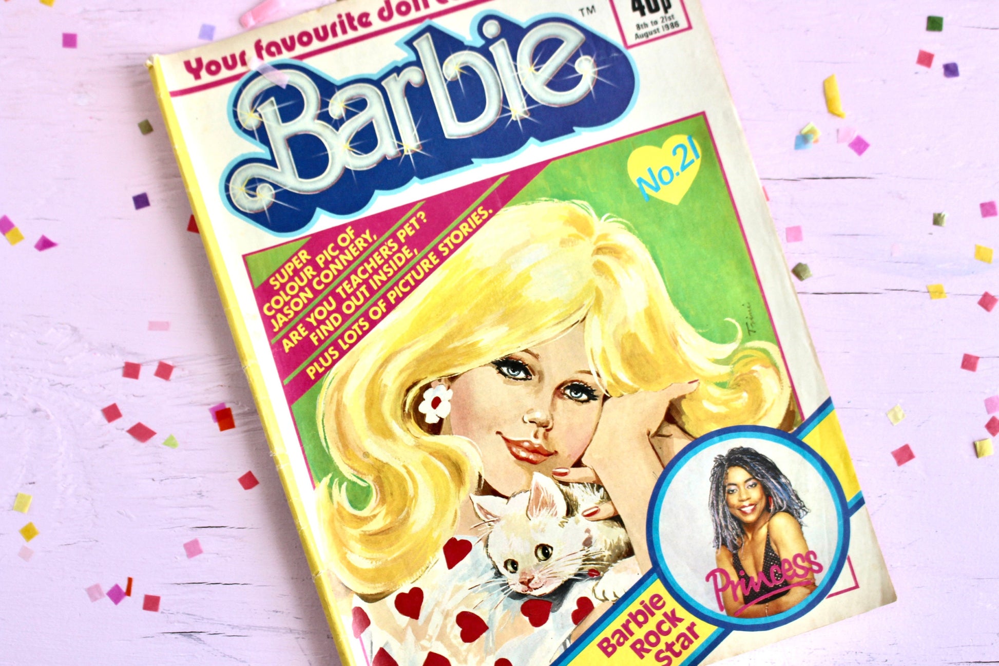 UK Barbie Barbie Magazine for Kids Issue 21, Vintage 80s European Barbie Friends Club Comic Book