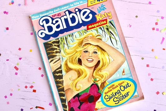 UK Tropical Barbie Barbie Magazine for Kids Issue 41, Vintage 80s European Barbie Friends Club Comic Book