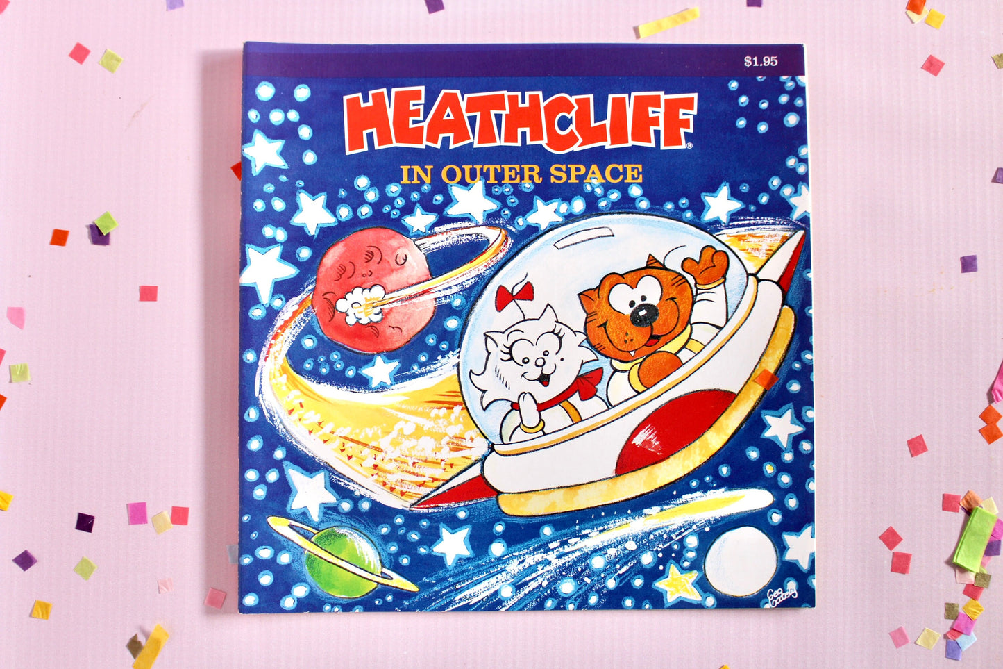 Heathcliff Kids Softcover Books, Choose Your Own, In Outer Space, Goes to Hollywood, Joins the Navy, Vintage 80s Heathcliff Cat Story Book