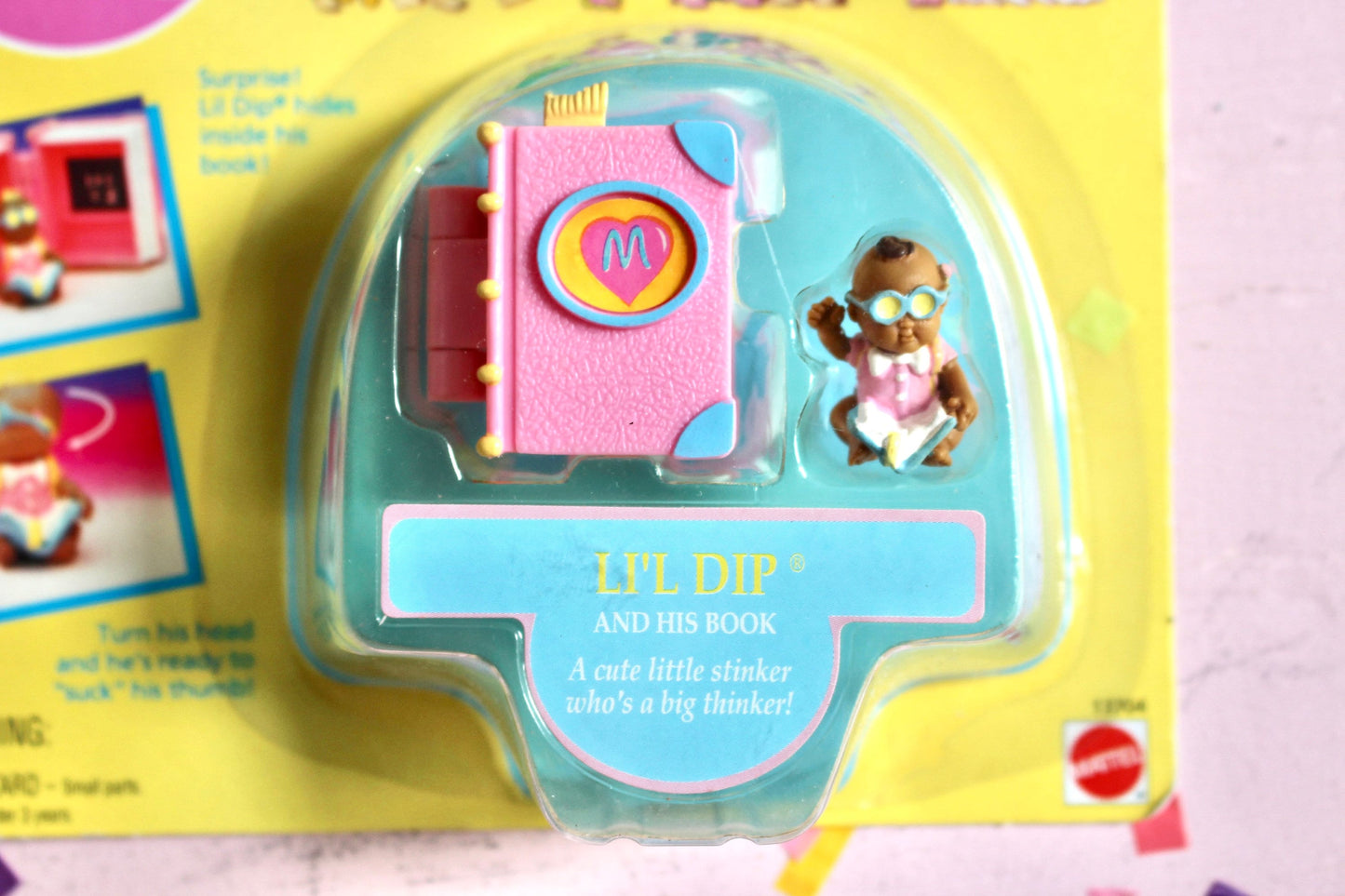 Mimi and the Goo Goos Toy, Lil Dip and His Book, NIP Mimi GooGoos Miniature Toy in Original Packaging, AA Mimi Goo Goos Figure