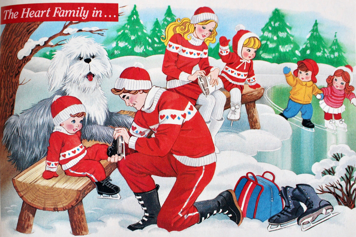 Happy Holidays Barbie Magazine for Kids Winter 1988, Vintage 80s Holiday Barbie Comic, Perfume Pretty Barbie Poster