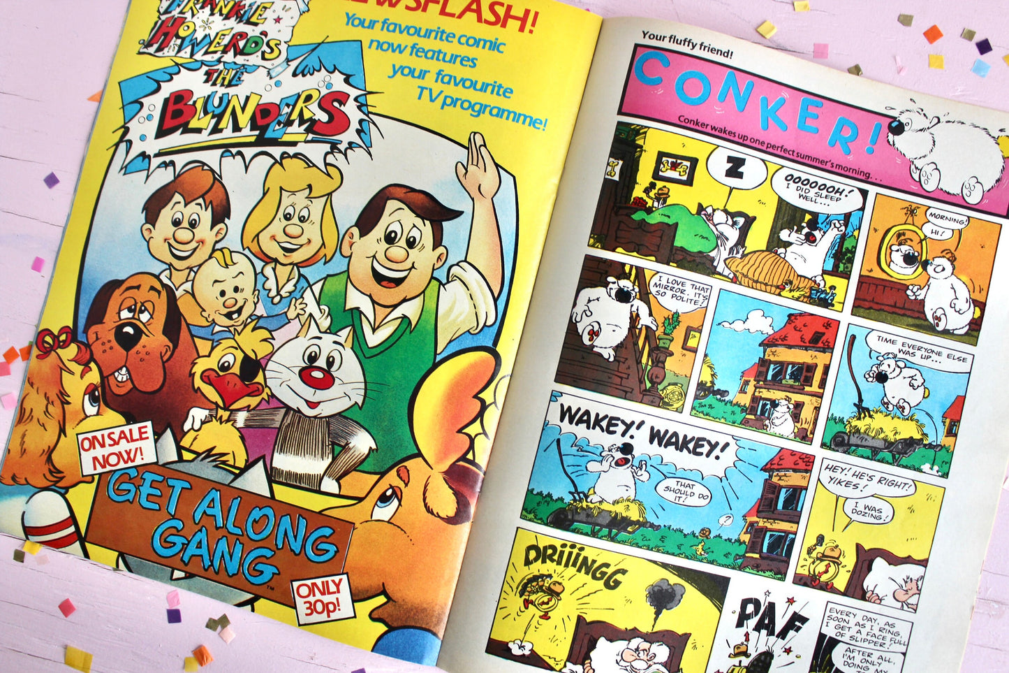 UK Care Bear Comic Book, 80s Vintage Care Bear Magazine, Marvel Care Bear Comic, Grumpy Care Bear Ads Games Toys