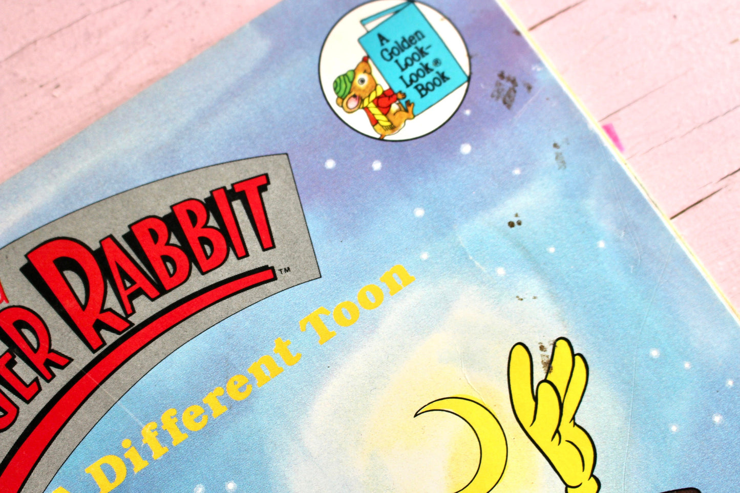 Roger Rabbit A Different Toon Kids Softcover Book, Vintage 80s Who Framed Roger Rabbit Toy Story