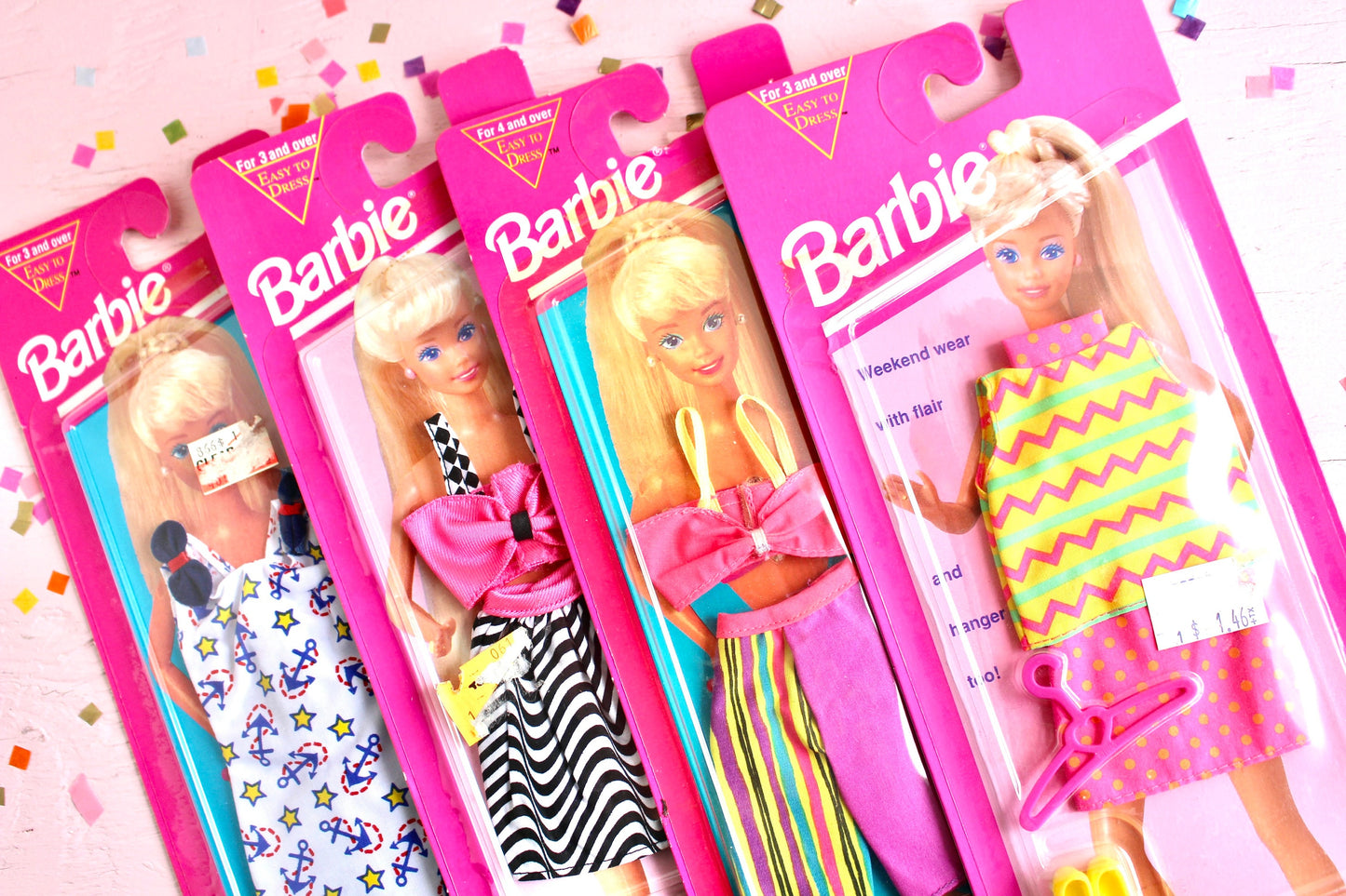 90s Barbie Doll Fashion Clothes,Choose Your Own, Vintage Barbies Summer Outfit, 90s Barbie Doll Photography Clothes, Fashion Favorites