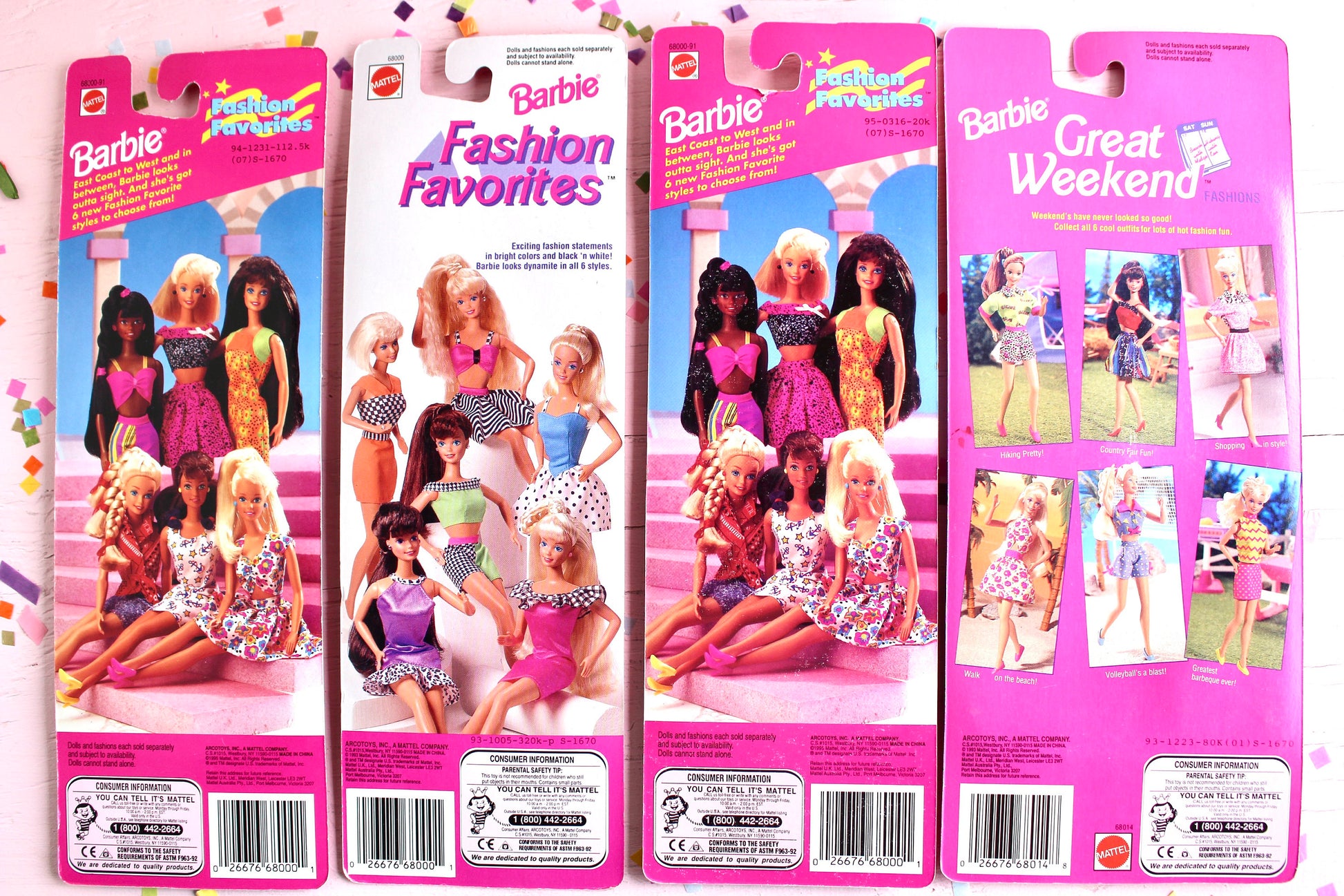 90s Barbie Doll Fashion Clothes,Choose Your Own, Vintage Barbies Summer Outfit, 90s Barbie Doll Photography Clothes, Fashion Favorites