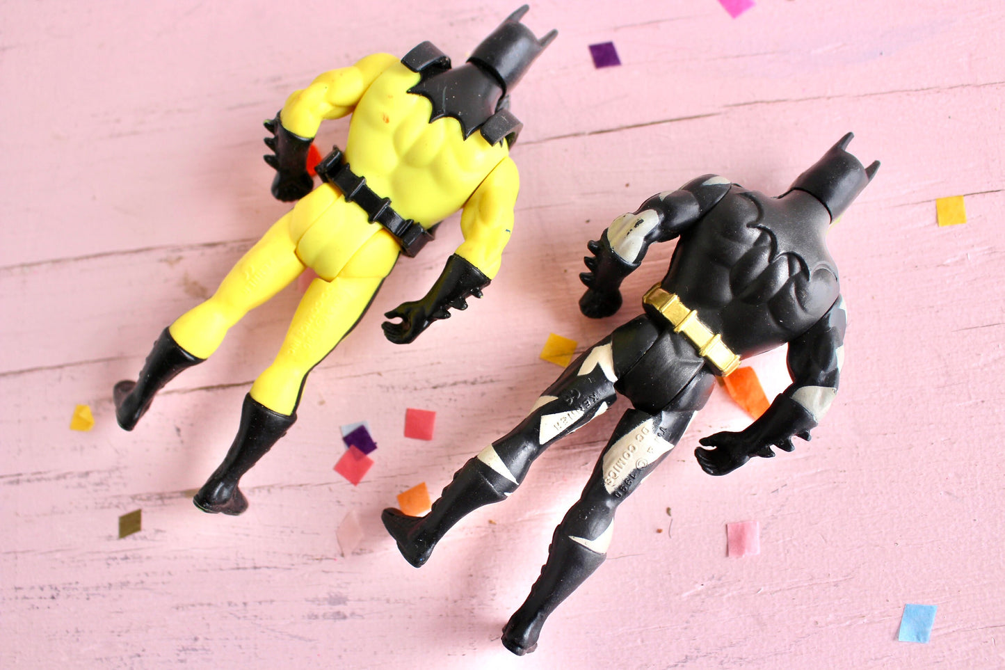 DC Marvel Batman Action Figure Toys, Choose Your Own, Yellow Deep Sea Diver, Black Gray Bruce Wayne, Vintage 90s Superhero Action Figures