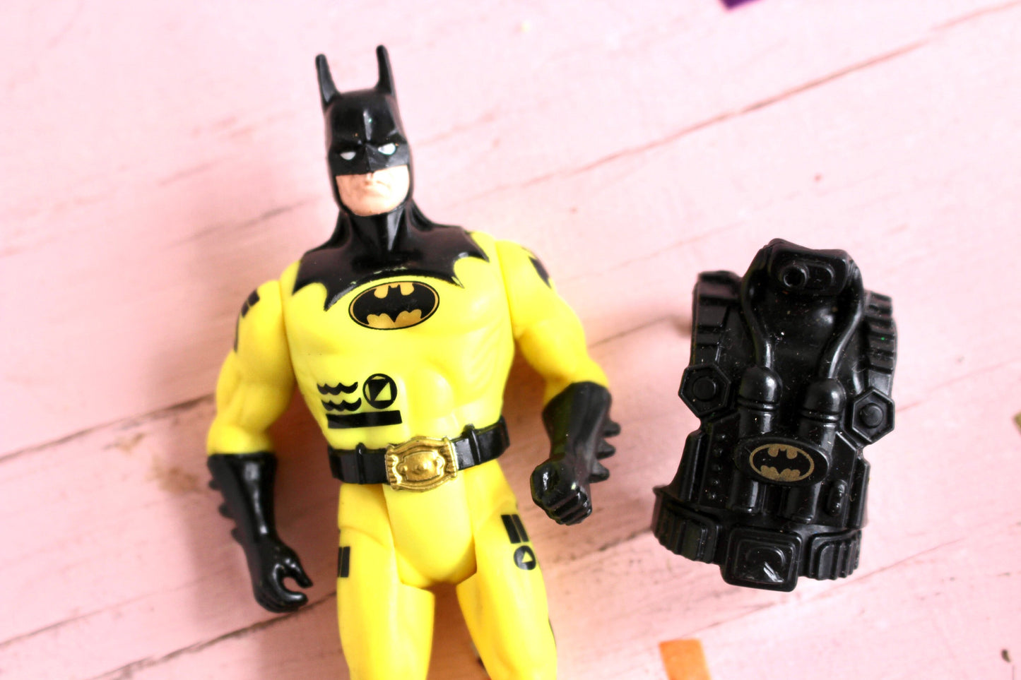 DC Marvel Batman Action Figure Toys, Choose Your Own, Yellow Deep Sea Diver, Black Gray Bruce Wayne, Vintage 90s Superhero Action Figures