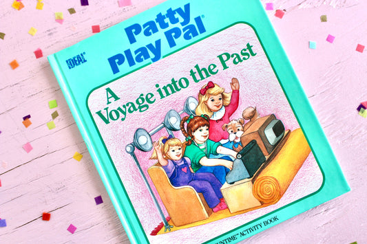 Patty Play Pal Hardcover Book, A Voyage Into the Past, Vintage 80s Patty Play Pal Doll Kids Toy, History Christopher Columbus Book