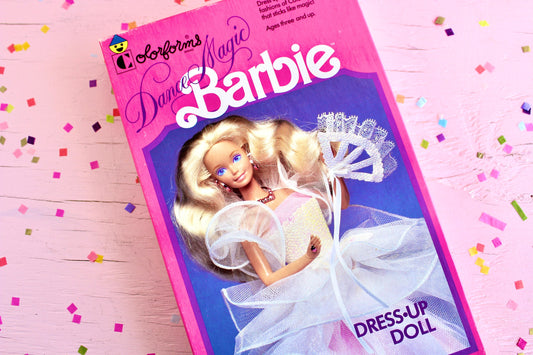 Dance Magic Barbie Colorforms Play Set, Vintage 80s 90s Barbie Kids Vinyl Cling Activity Set