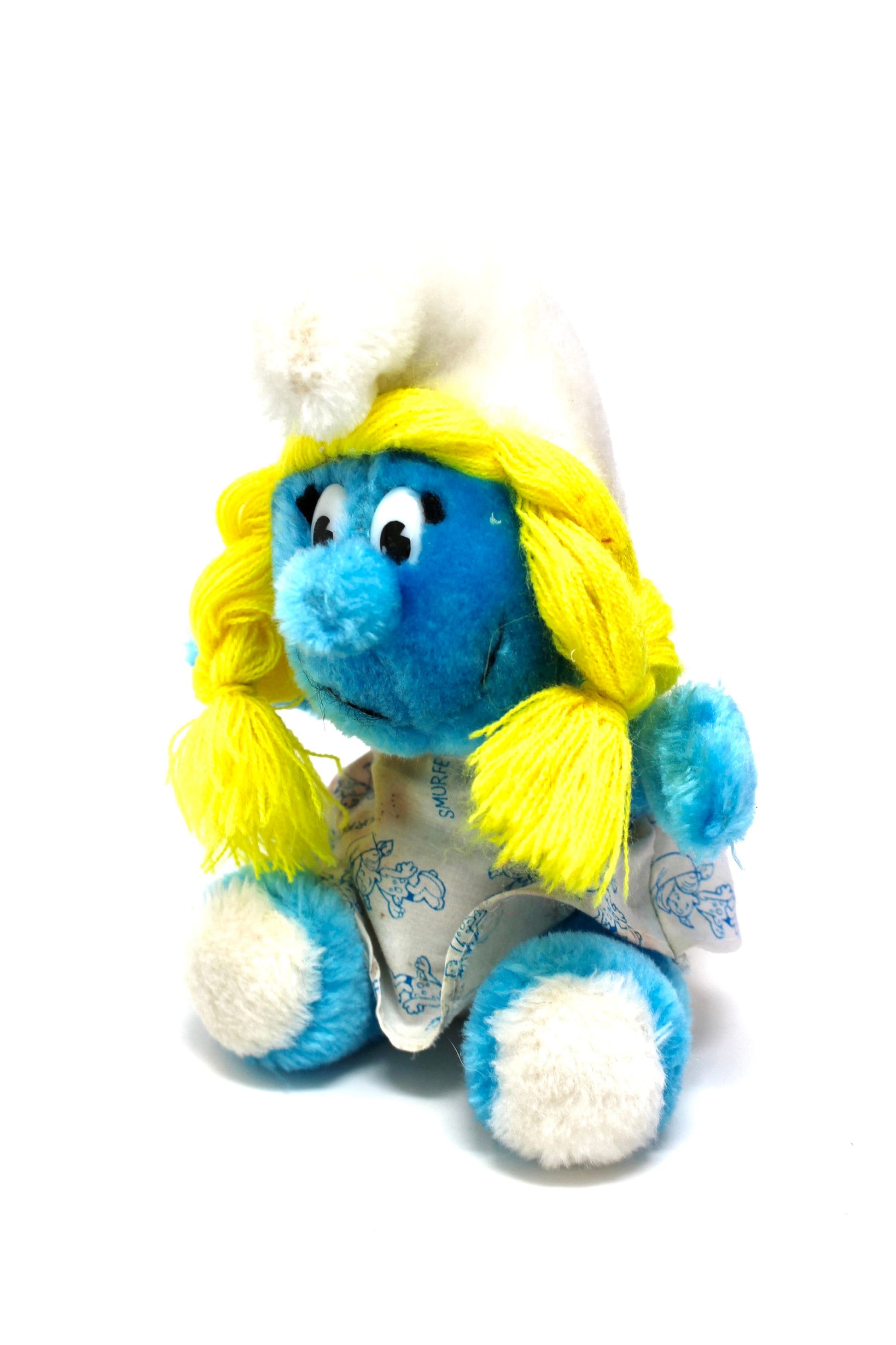 1980s Smurf Plush Stuffed Animals, Choose Your Own, Smurfette Papa Smurf Blue 80s Kids Toys, Retro Vintage Stuffie