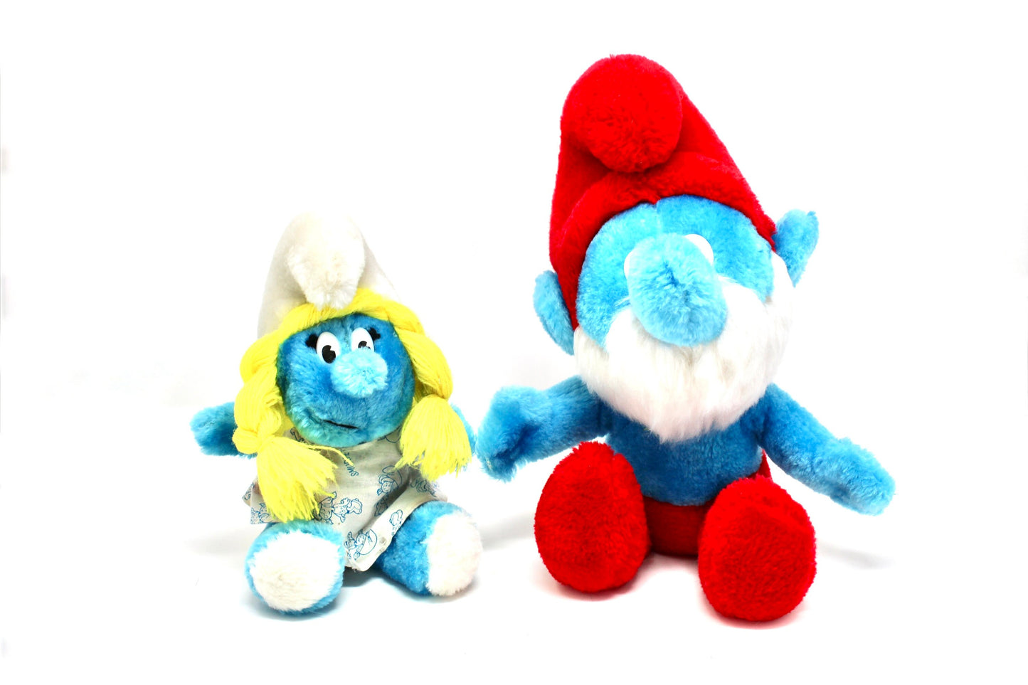 1980s Smurf Plush Stuffed Animals, Choose Your Own, Smurfette Papa Smurf Blue 80s Kids Toys, Retro Vintage Stuffie