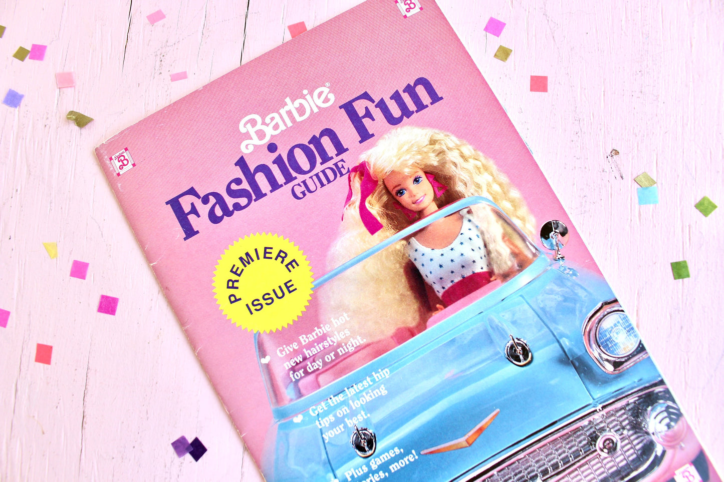 Barbie Fashion Fun Guide Booklet, Vintage 80s Barbie Fan Club Book, 80s Barbie Doll Collector Book