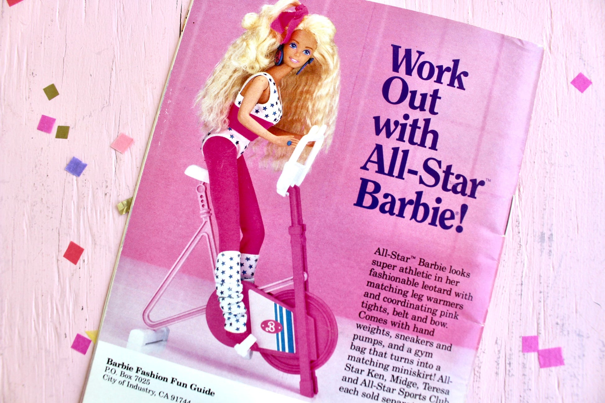 Barbie Fashion Fun Guide Booklet, Vintage 80s Barbie Fan Club Book, 80s Barbie Doll Collector Book