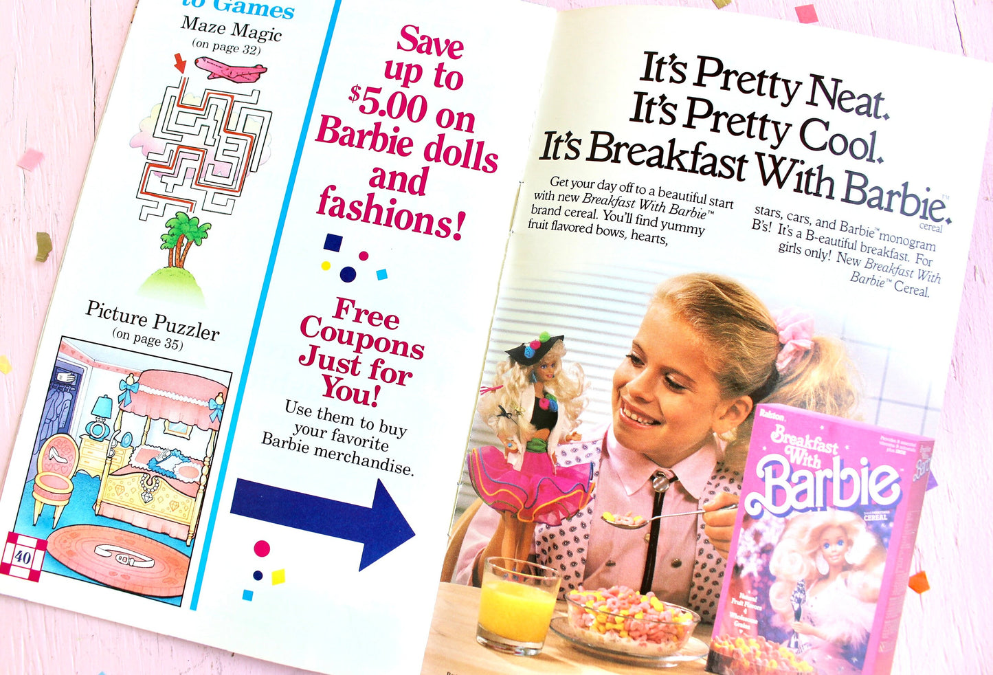 Barbie Fashion Fun Guide Booklet, Vintage 80s Barbie Fan Club Book, 80s Barbie Doll Collector Book