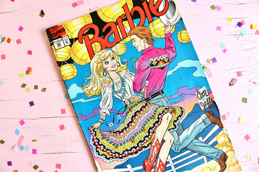 Barbie Fashion Marvel Comic Book October 1994, Vintage 90s Barbie Doll Magazine with Ads